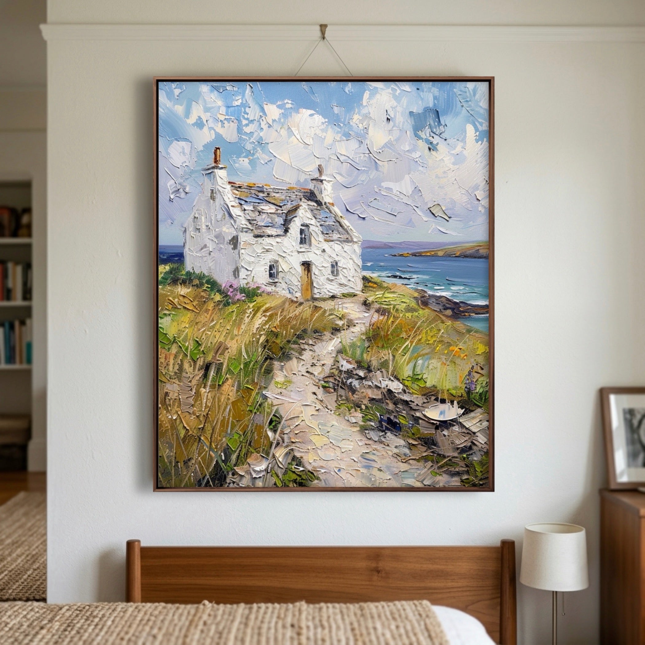 Coastal & Ocean Art|Cliffside Wind Cottage