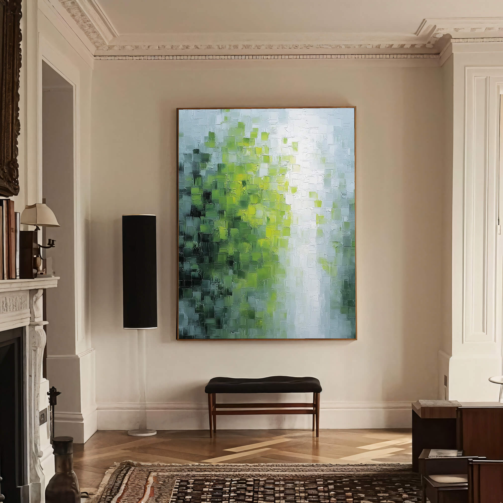 Impasto Block Glow | Lime Woods