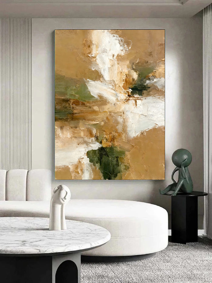 Textured Floral Earthiness | Cream Bloom