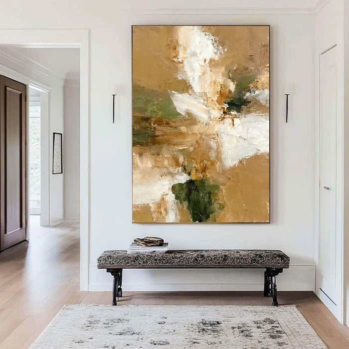 Textured Floral Earthiness | Cream Bloom