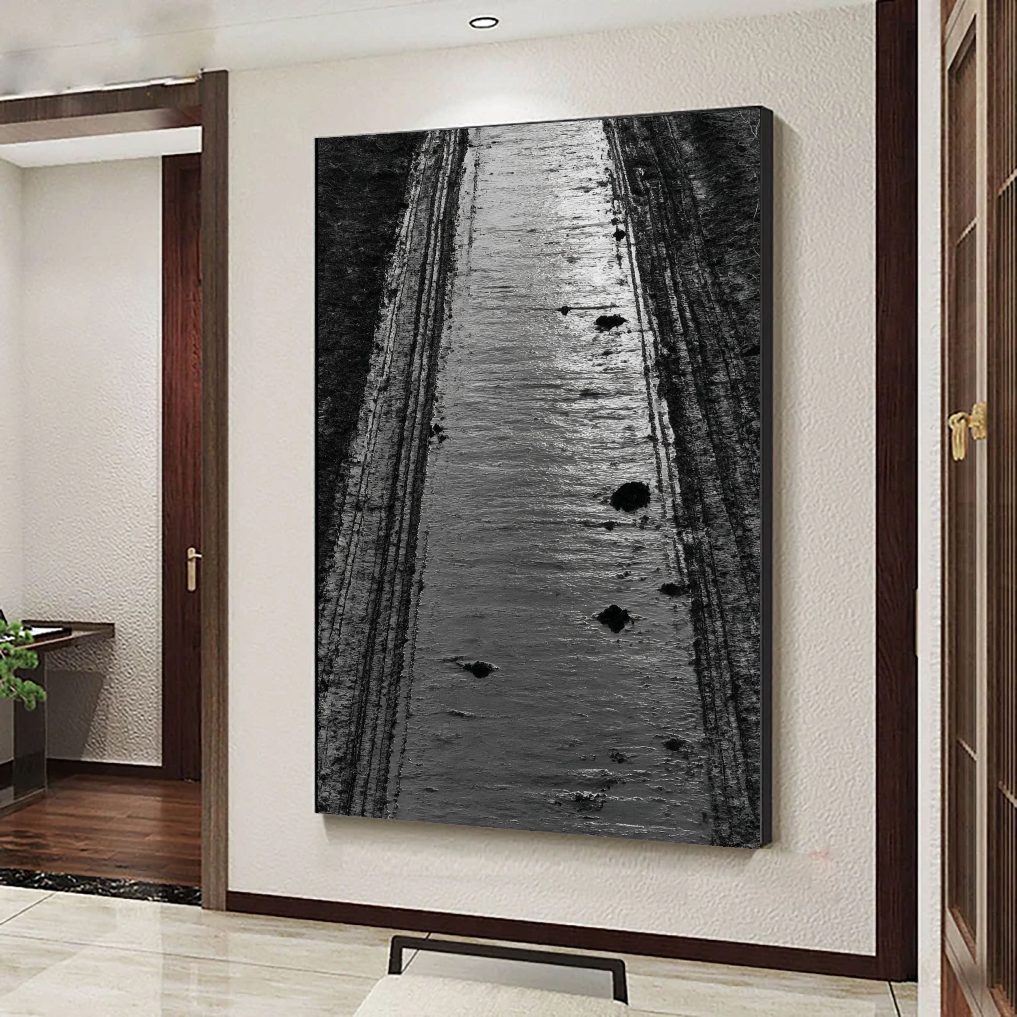 Textured Monochrome Trails | Rut Tracks