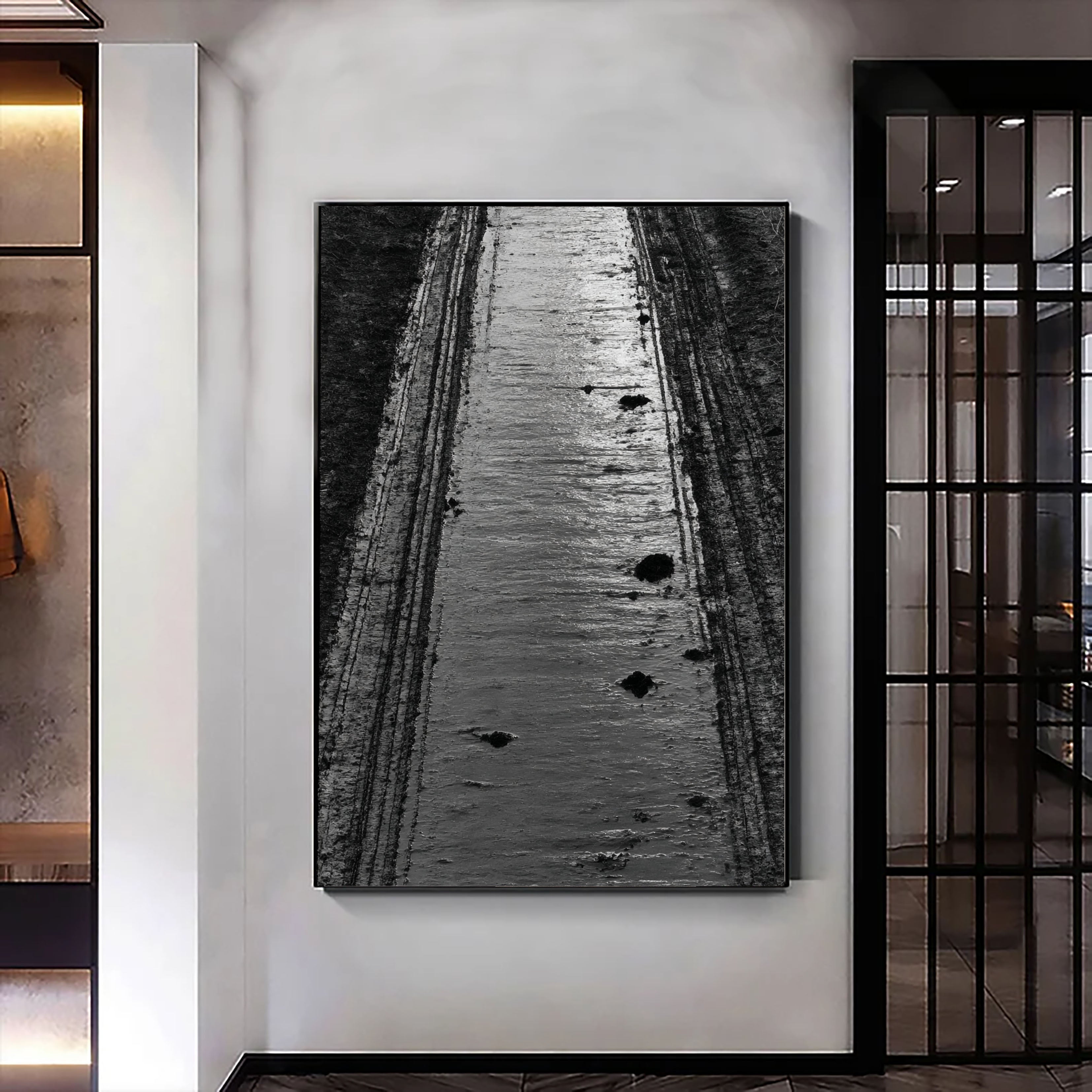 Textured Monochrome Trails | Rut Tracks