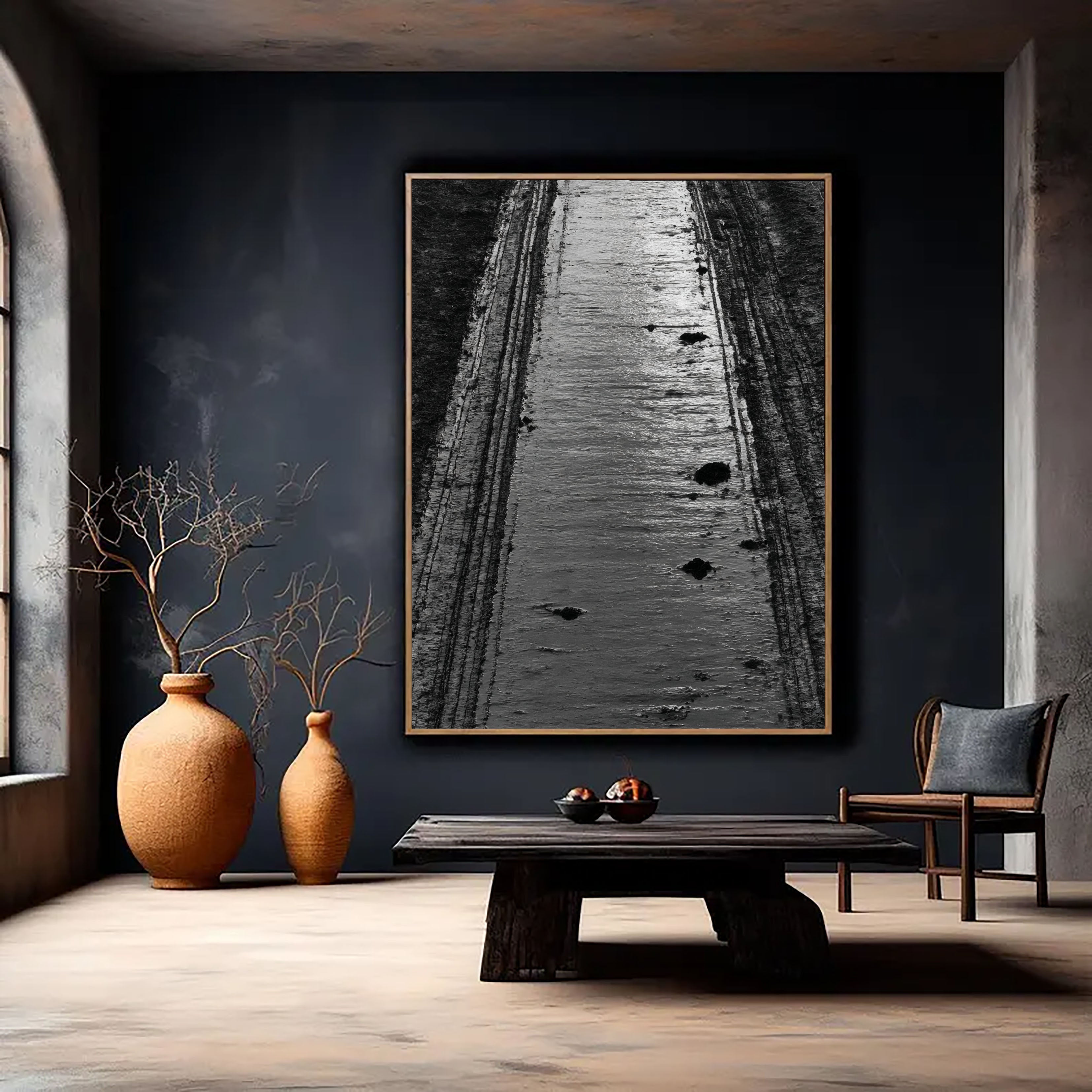 Textured Monochrome Trails | Rut Tracks