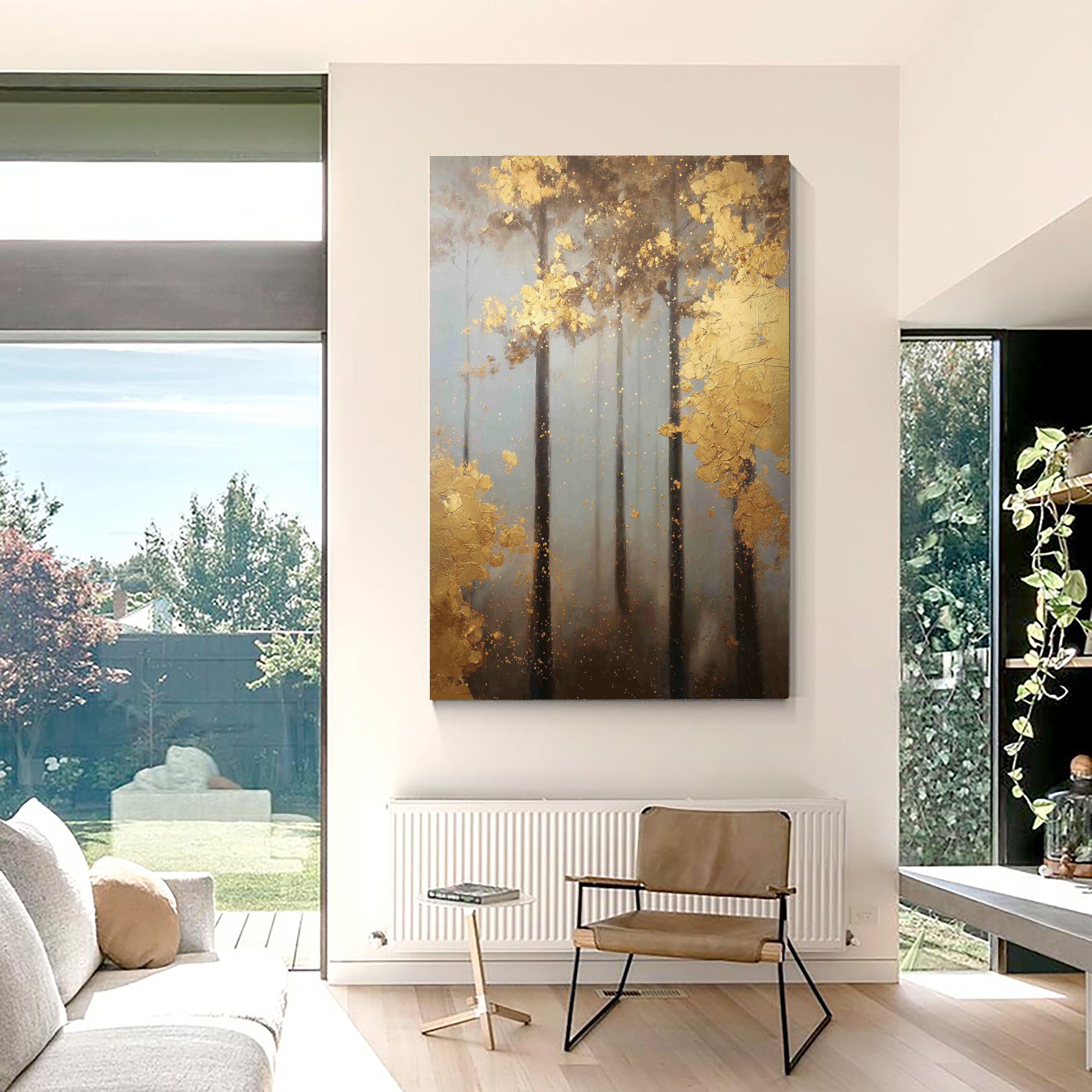 Textured Forest Elegance | Gilded Canopies