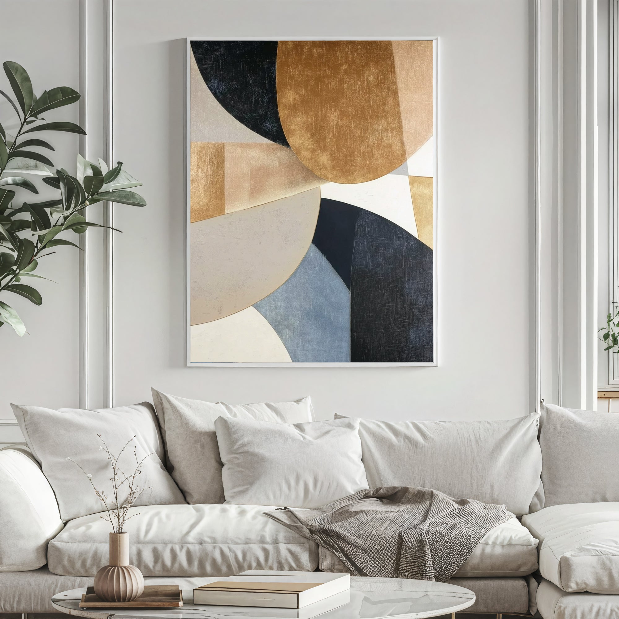 Textured Gilded Geometry | Luxe Tones