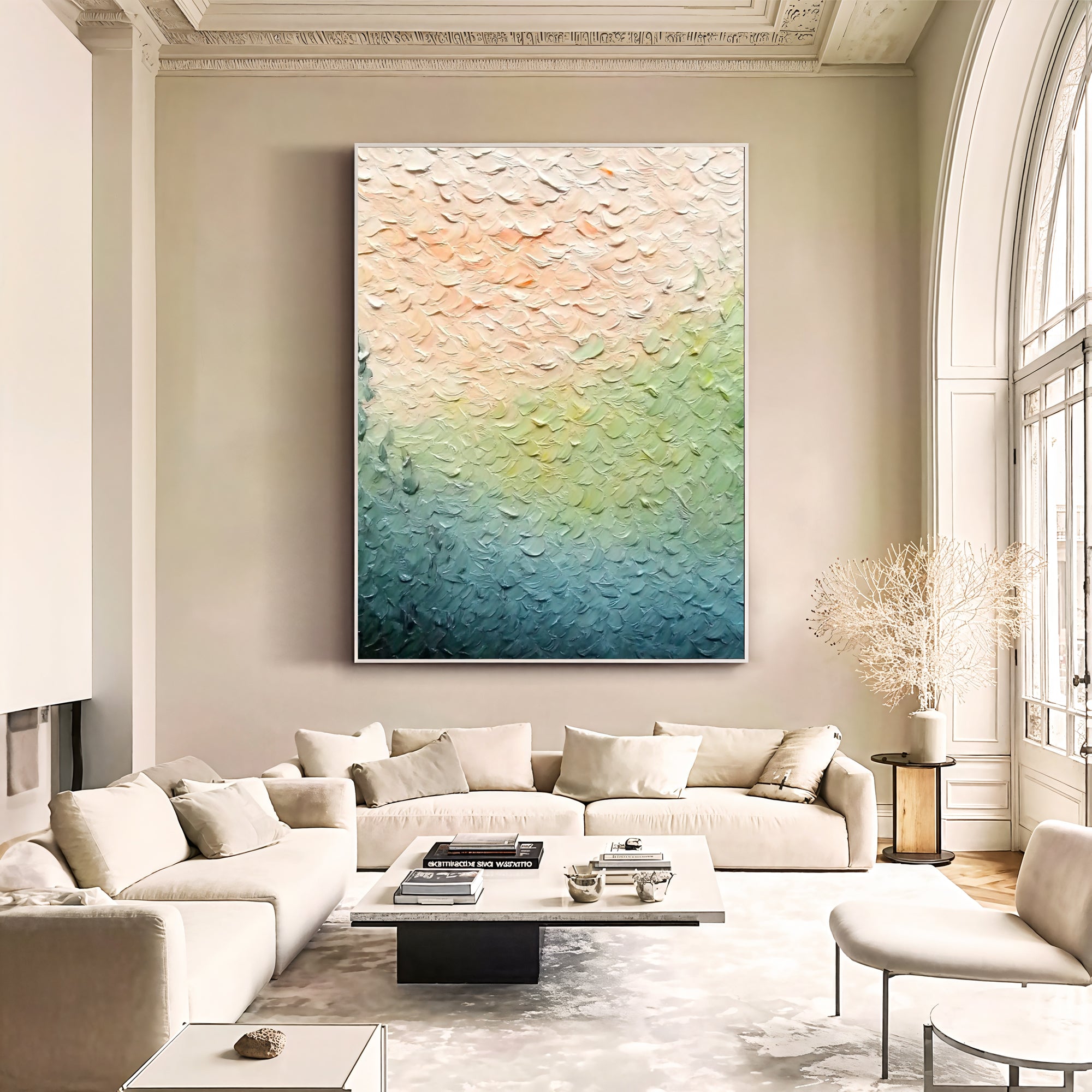 Textured Pastel Gradient | Teal Hush