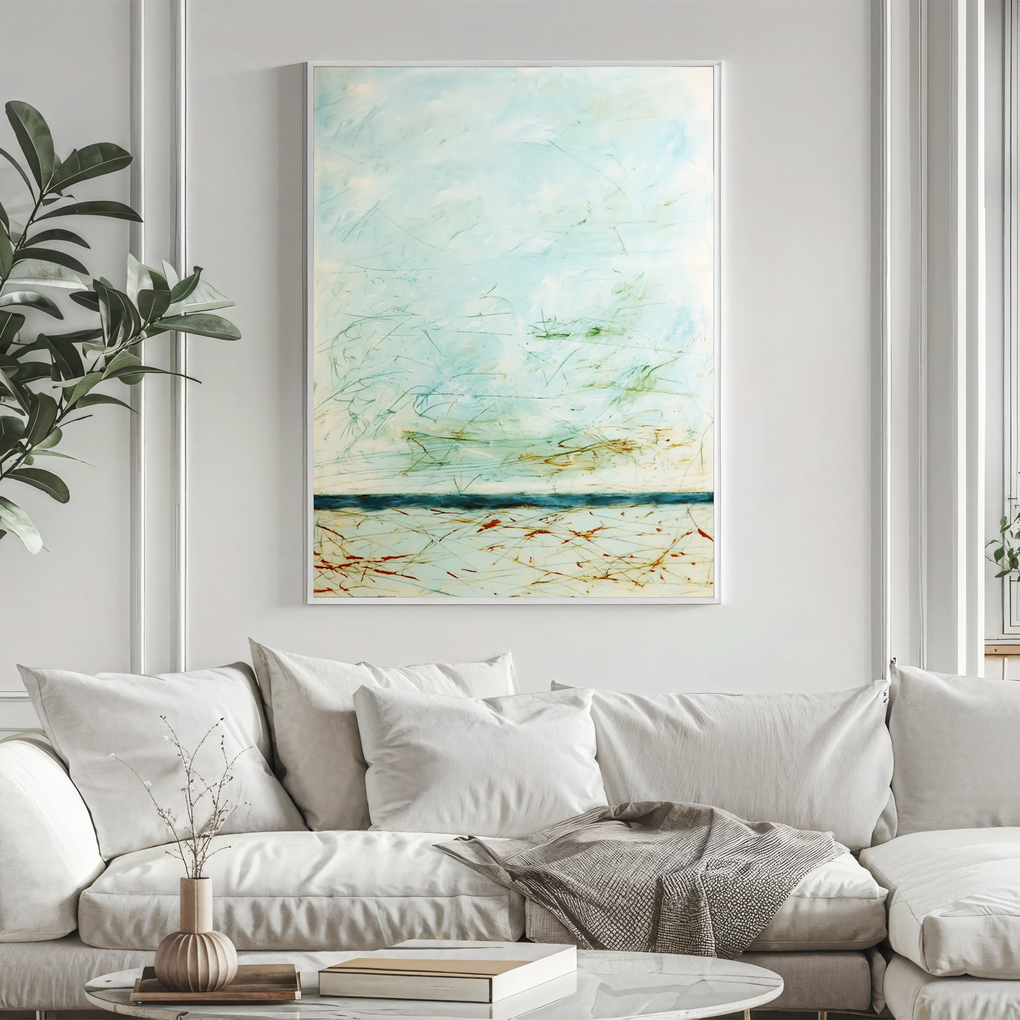 Textured Airy Landscape | Soft Hues