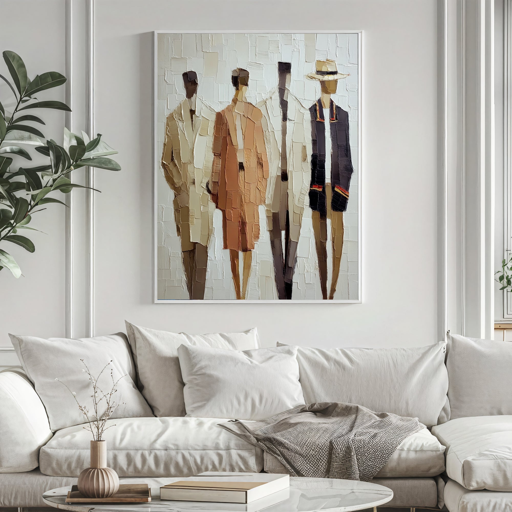 Textured Sartorial Silhouettes | Neutral Ensemble