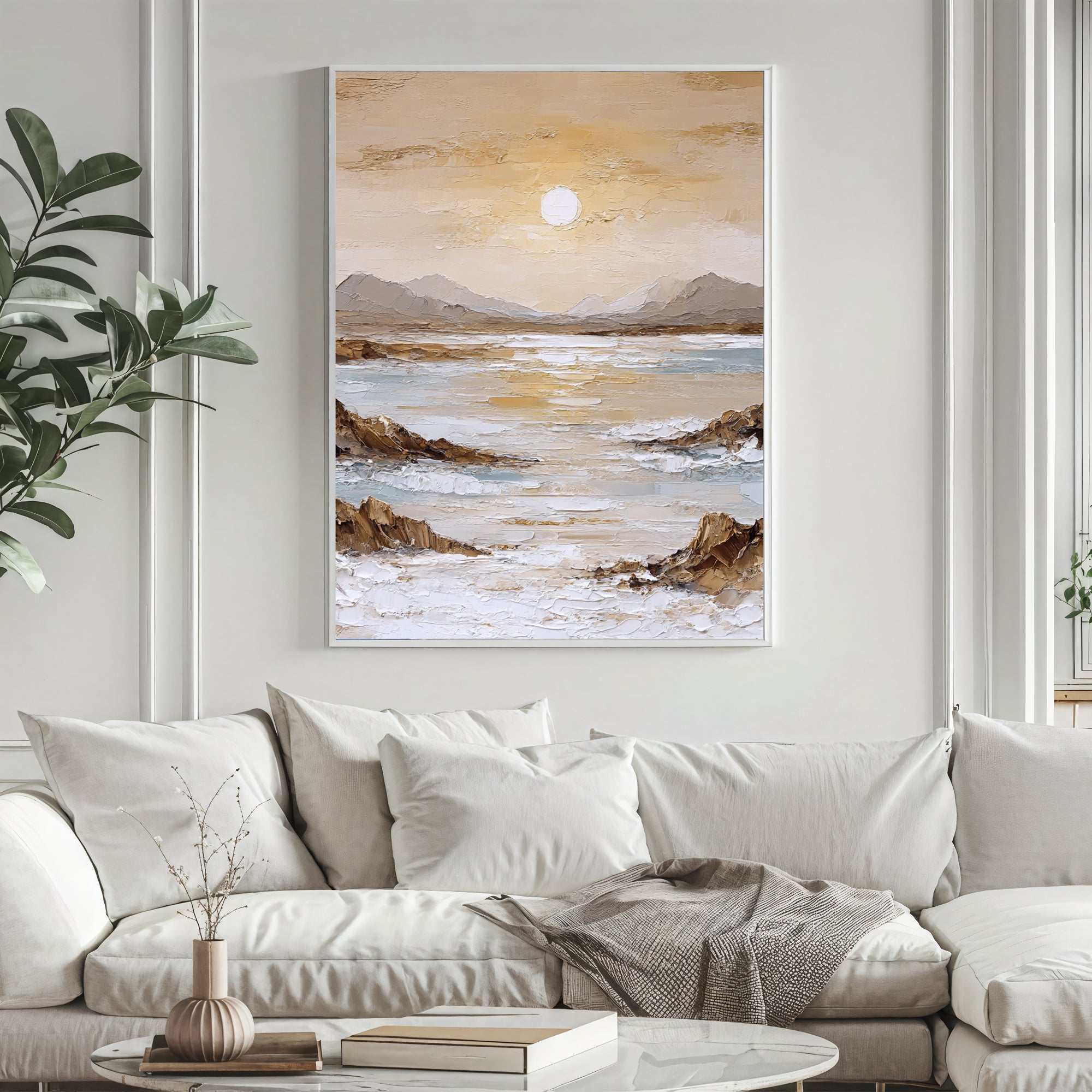 Textured Seaside Opulence | Sunlit Shores