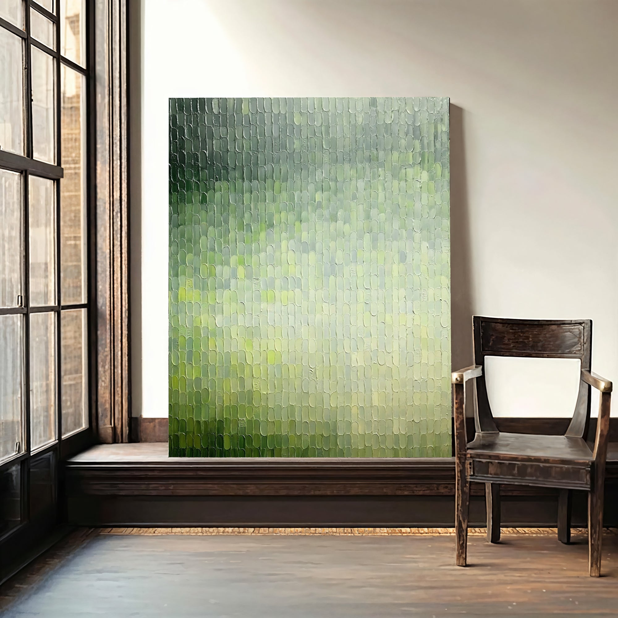 Textured Verdant Opulence | Green Gradients