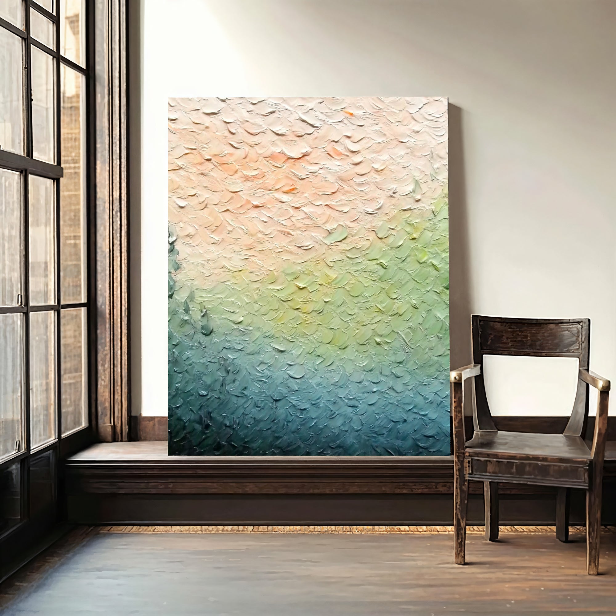 Textured Pastel Gradient | Teal Hush