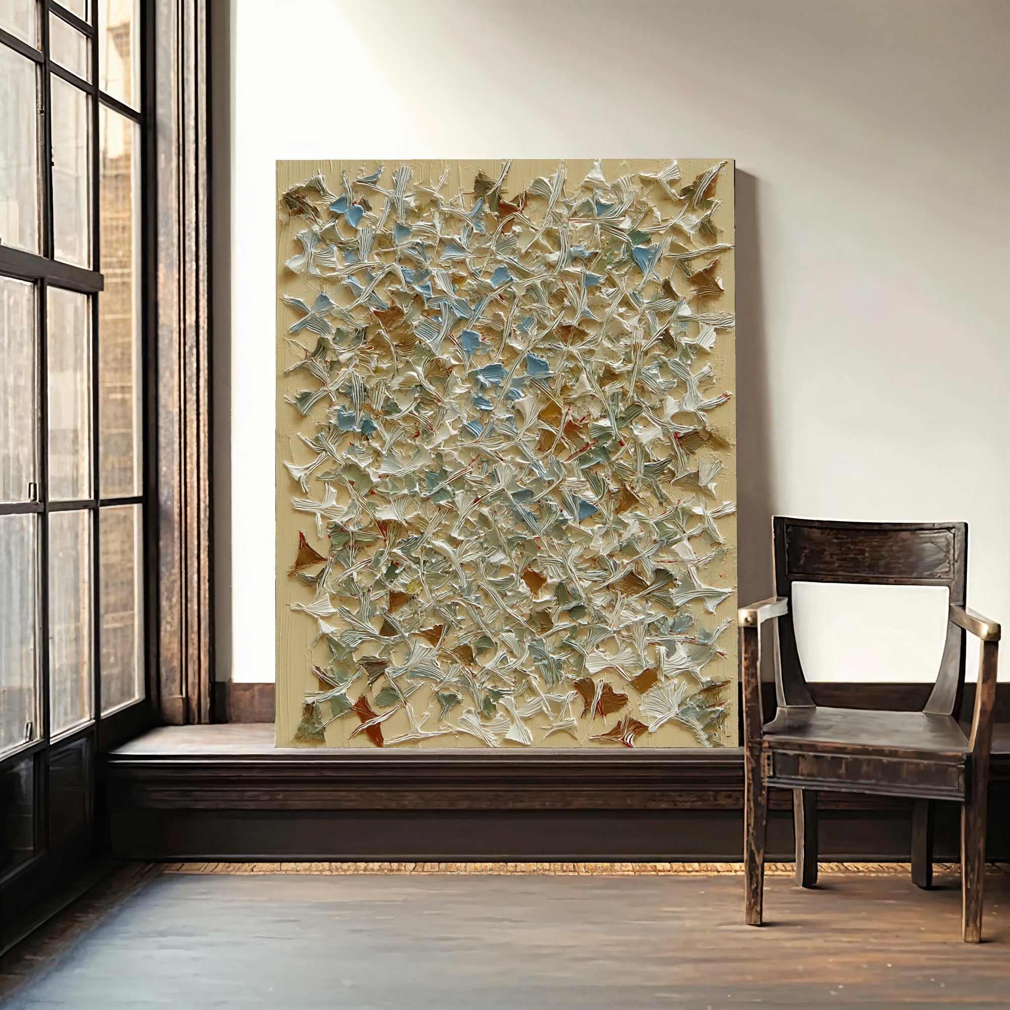 Textured Ginkgo Opulence | Mellow Hues