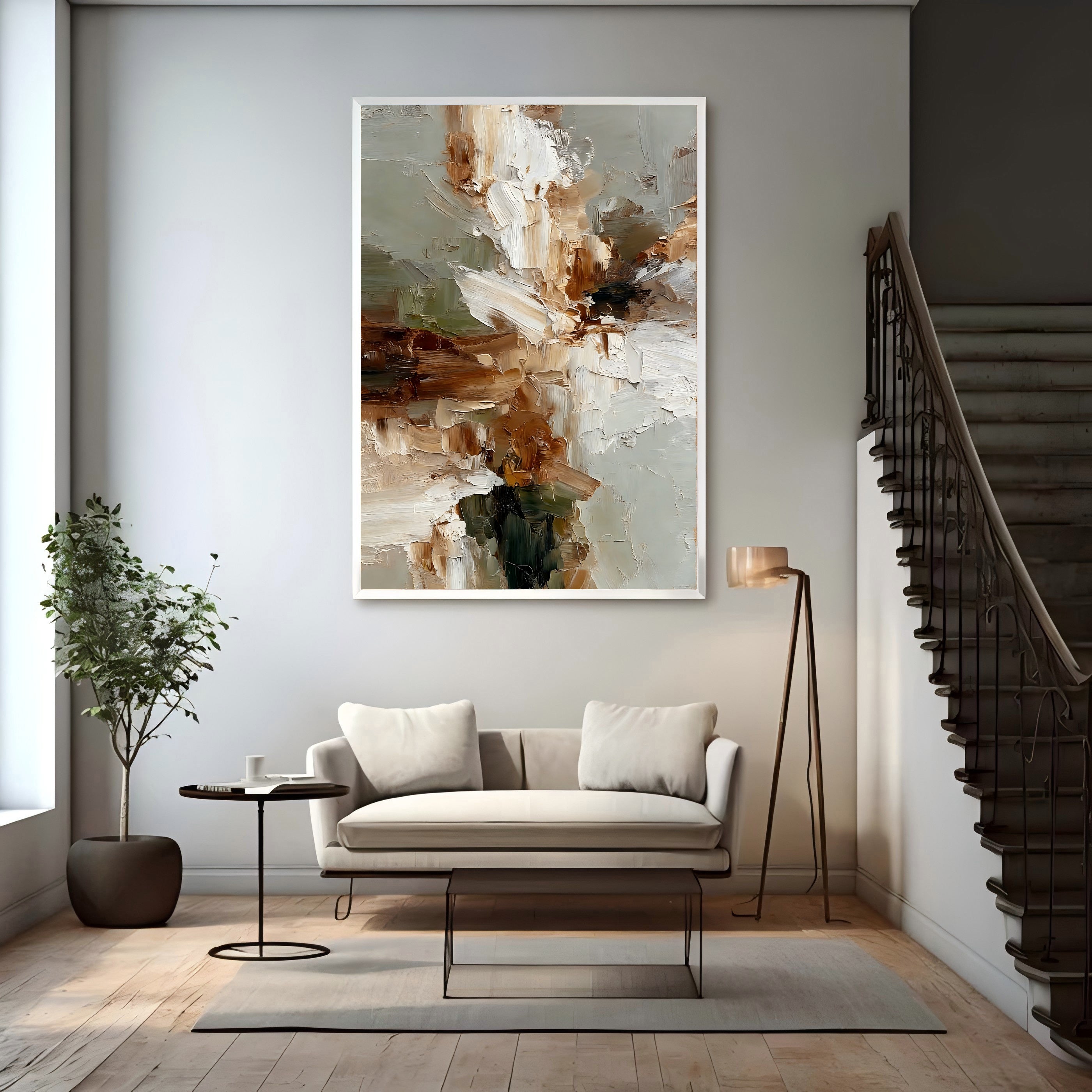 Textured Floral Neutrality | Ivory Bloom