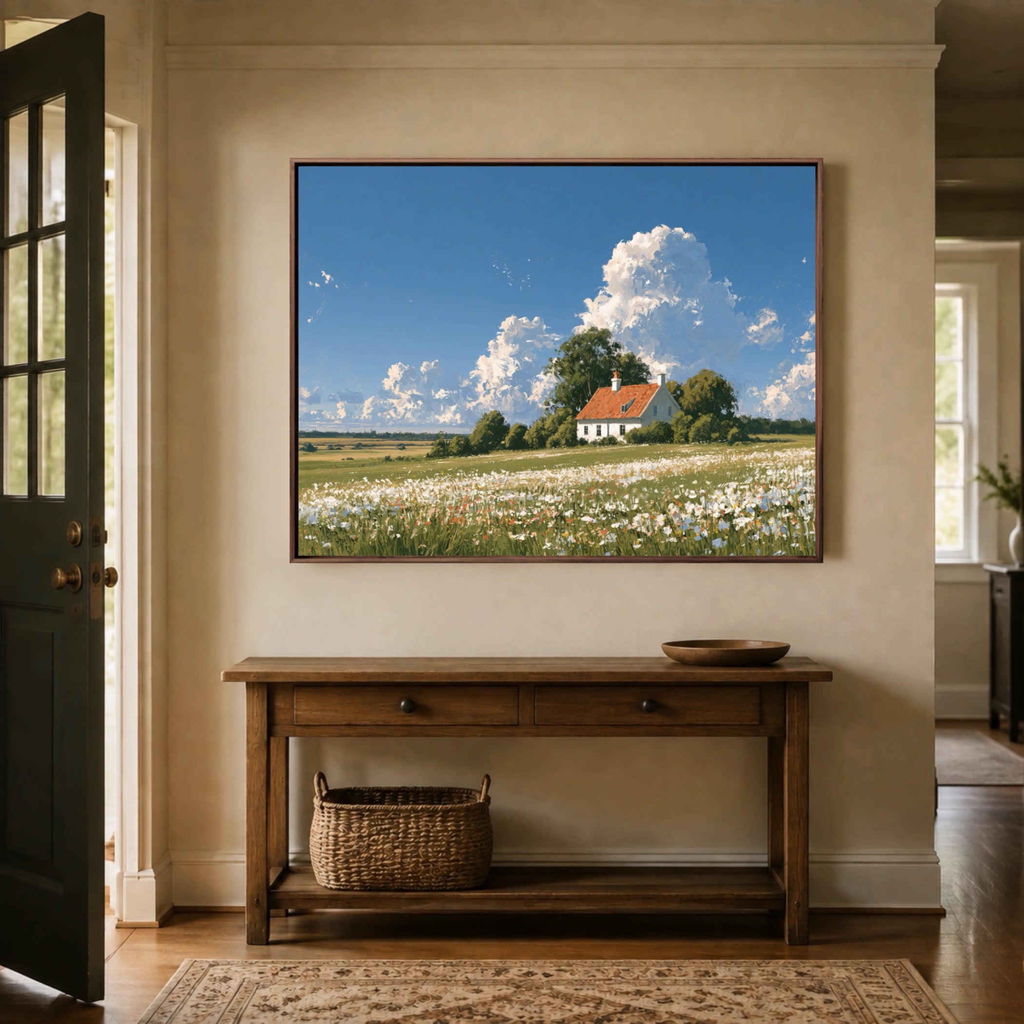 Landscape Art|Wildflower Farm Reverie