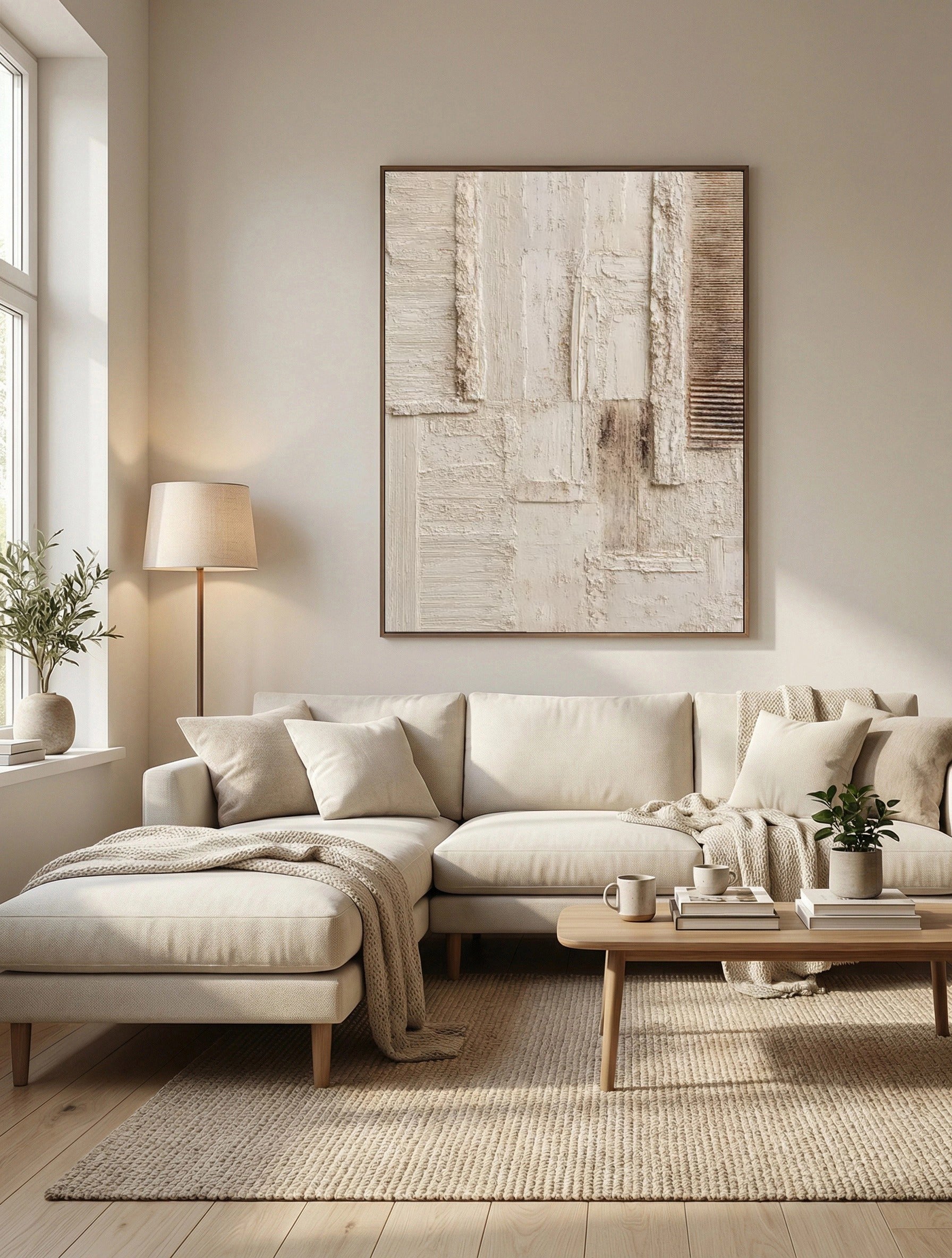 Plastered Minimal Forms | Earthy Palette