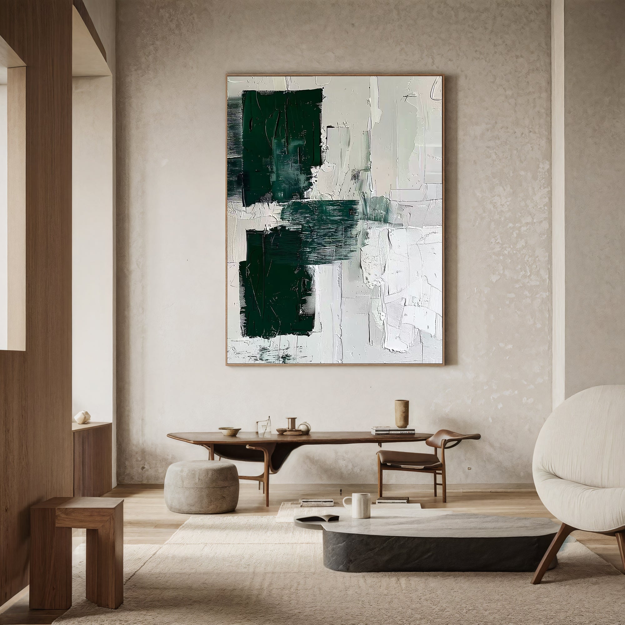 Textured Abstract Vibrance | Green Fusion