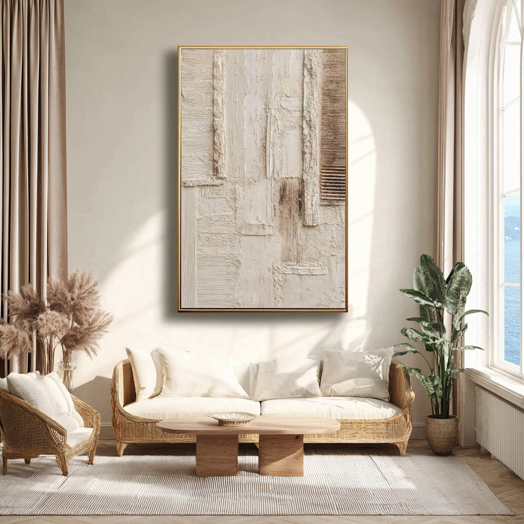 Plastered Minimal Forms | Earthy Palette
