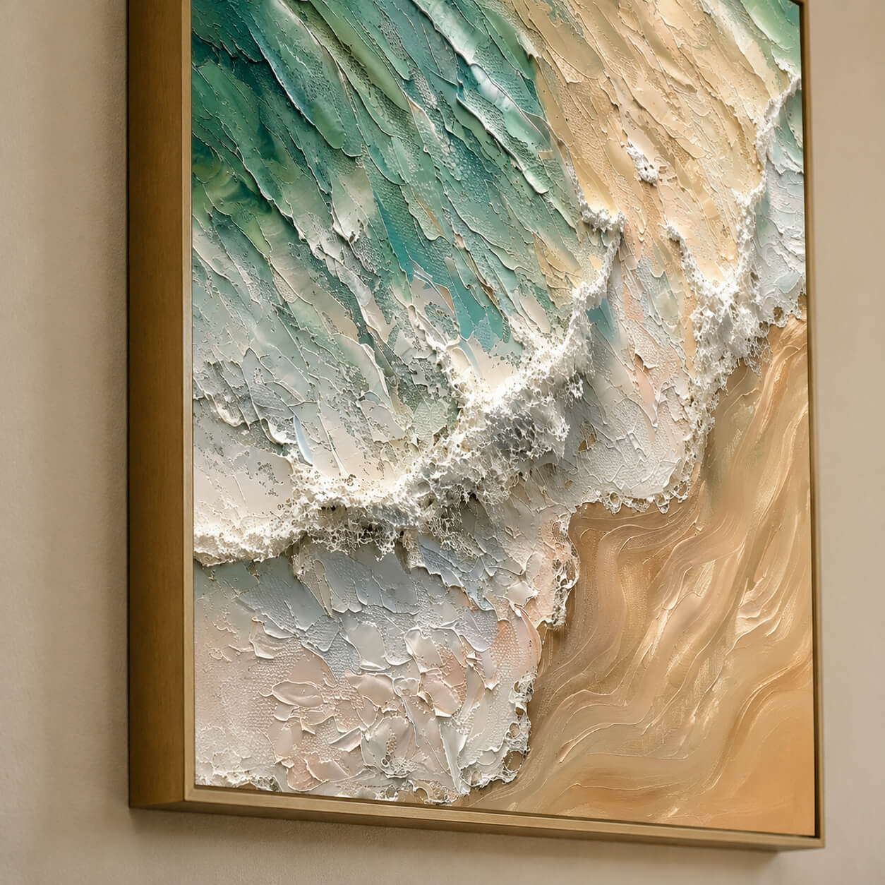 Impressionist Art | Shore Wave Impasto