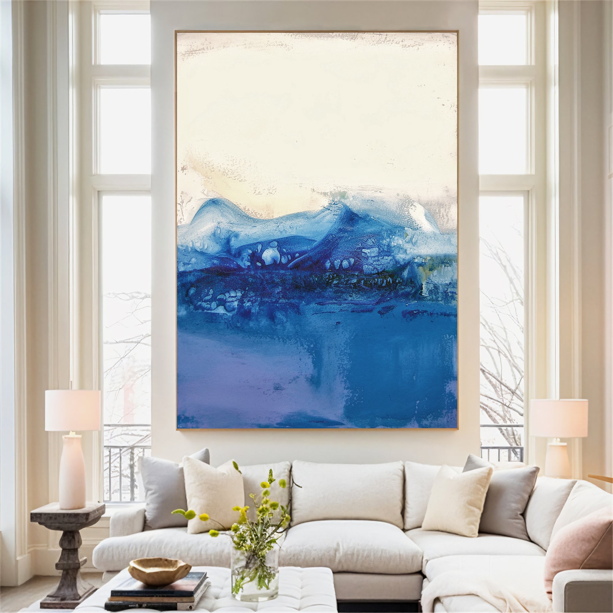 Textured Blue Rhythm | Tide Hues