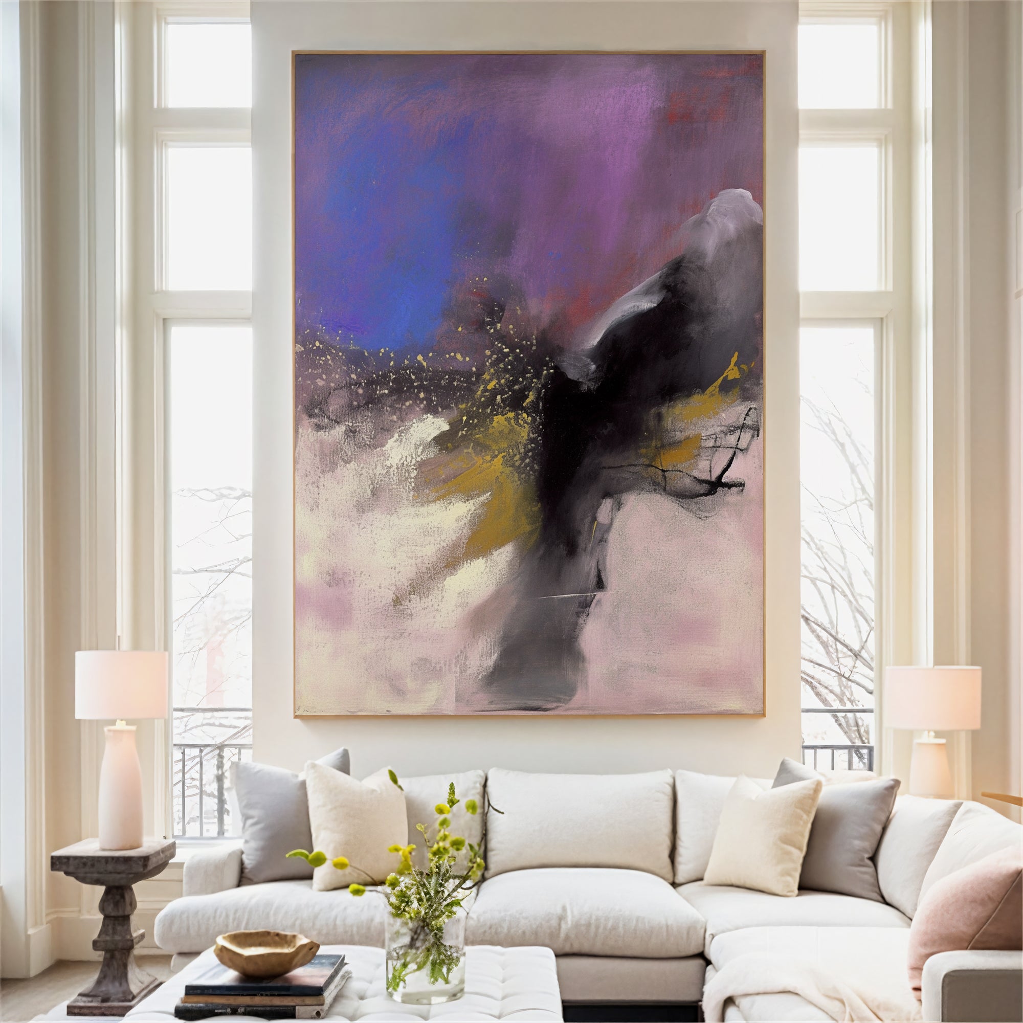 Textured Violet Opulence | Purple Pink