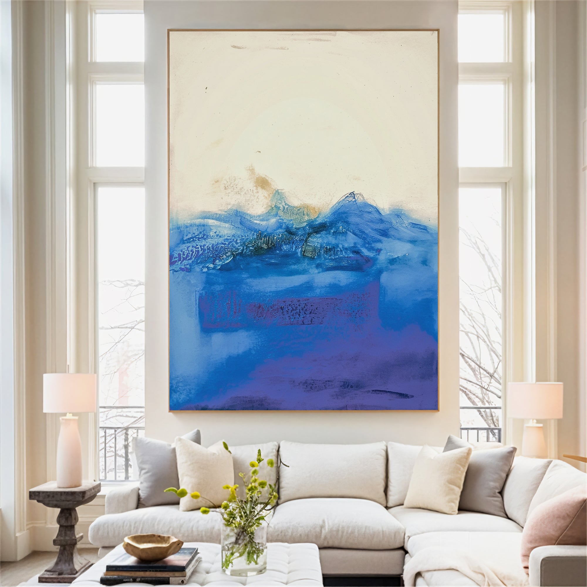 Textured Blue Serenity | Sea Tones