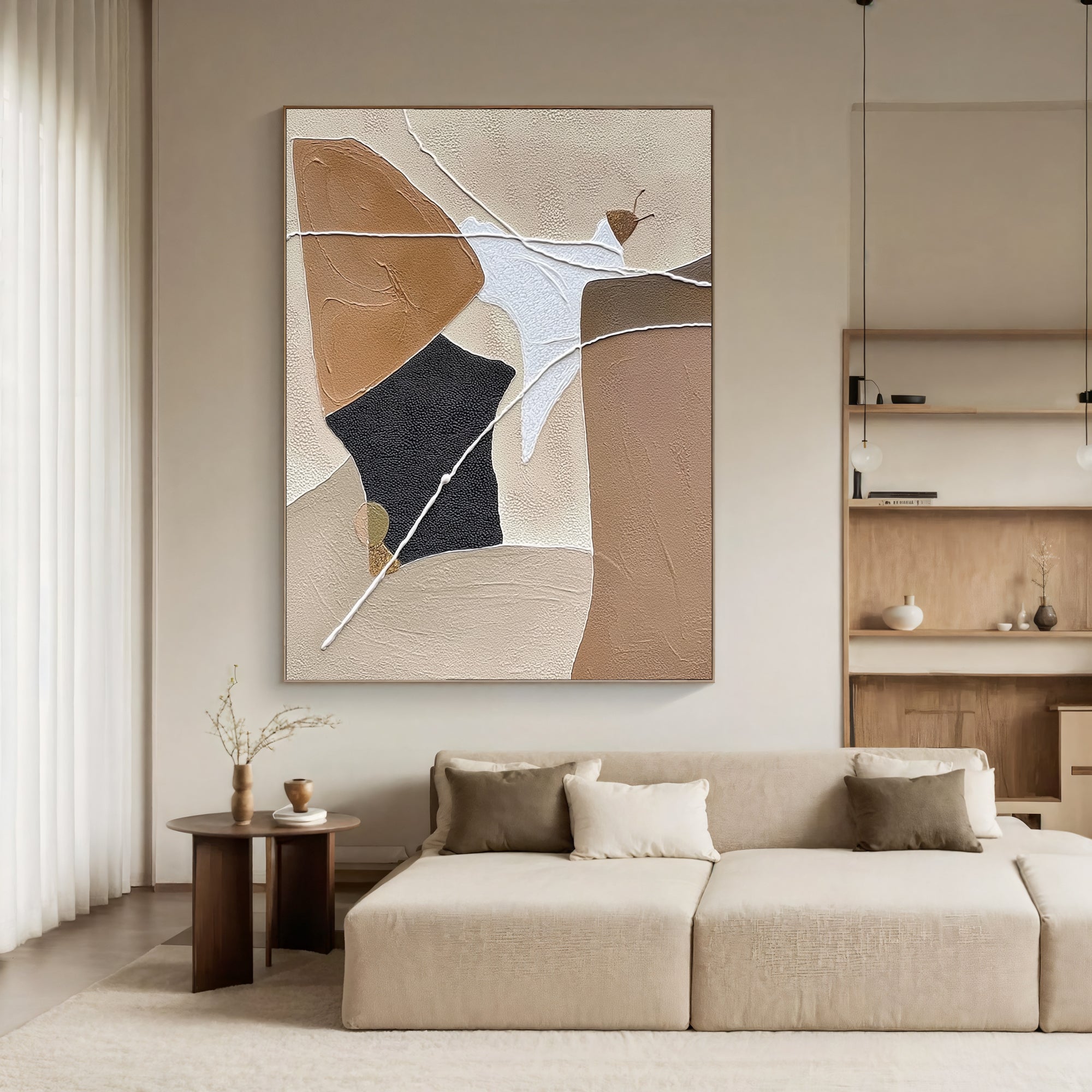 Textured Abstract Nuance | Neutral Fusion