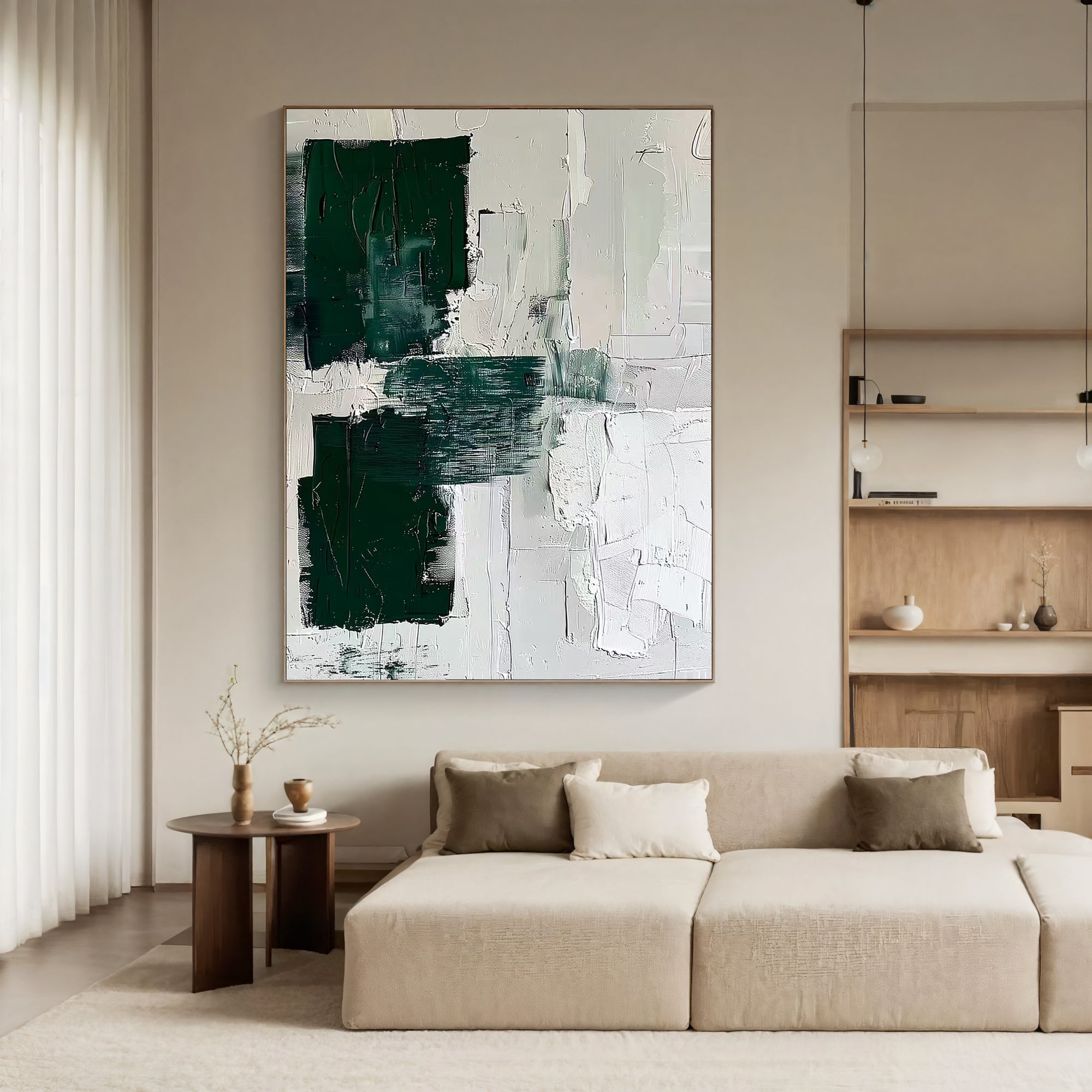 Textured Abstract Vibrance | Green Fusion