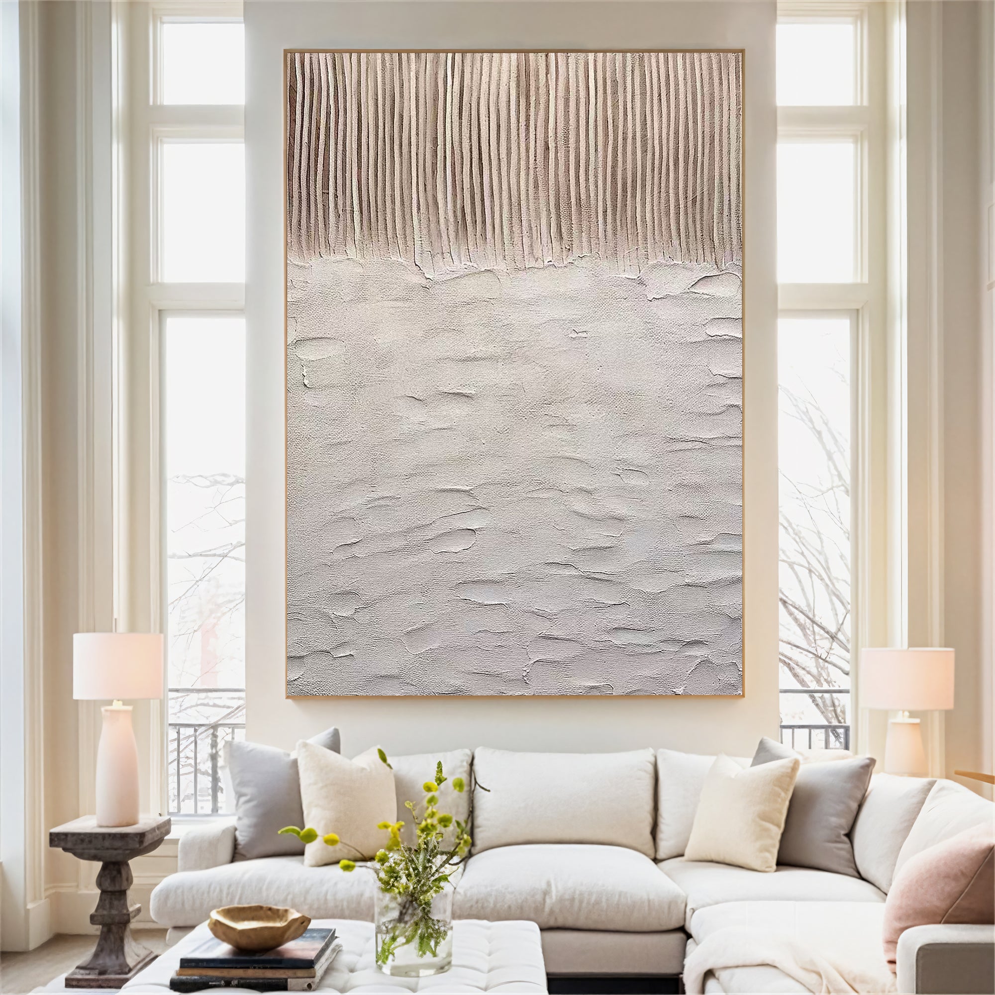 Textured Neutral Depth | Beige Textures