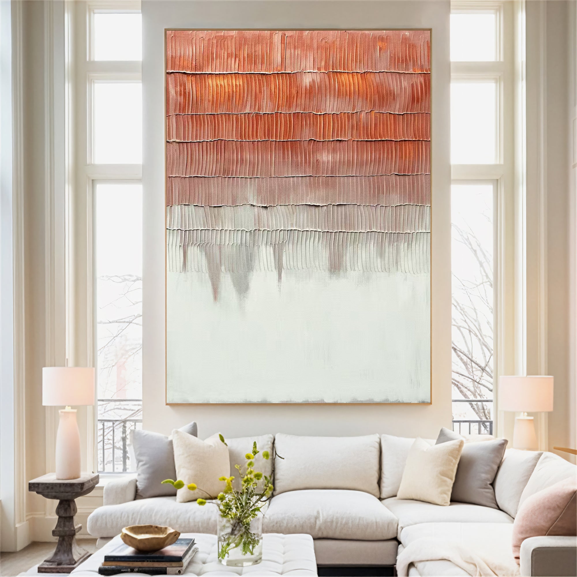 Textured Coral Sophistication | Blush Tones