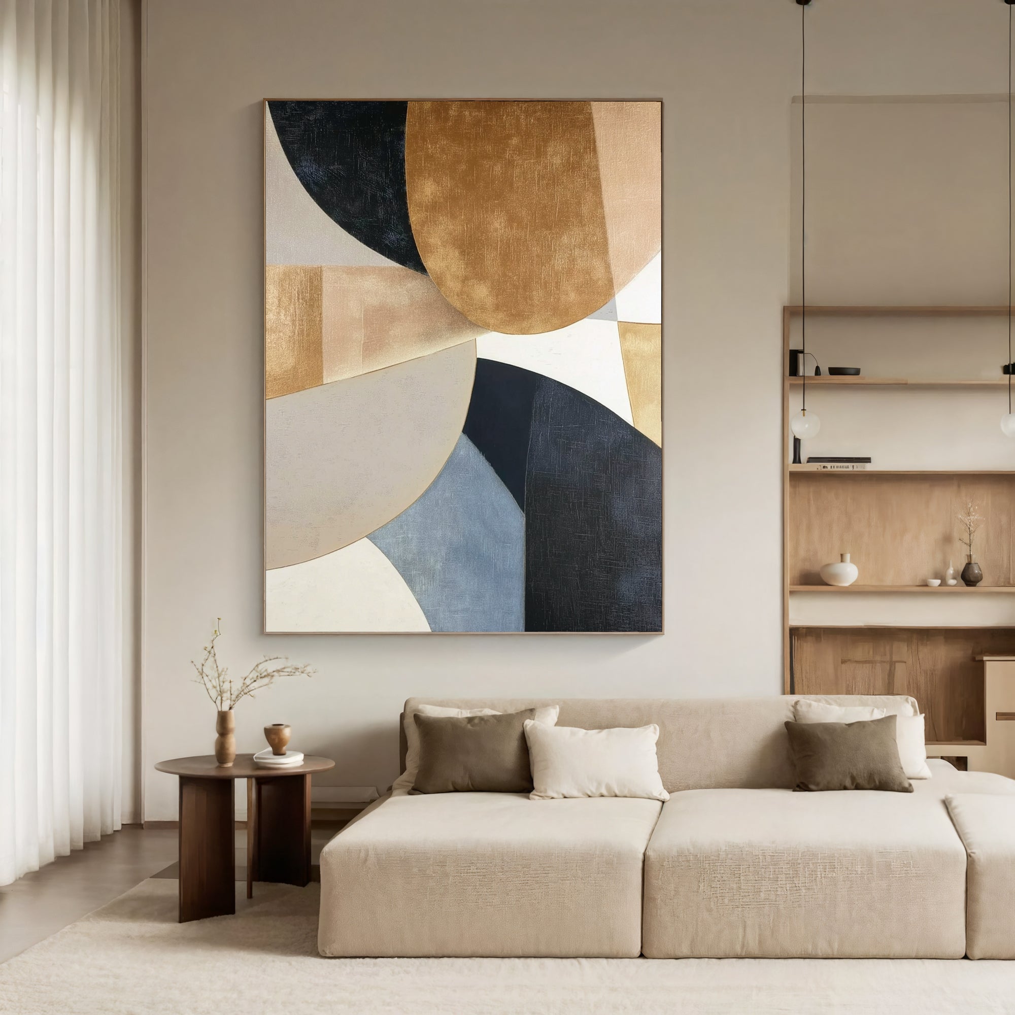 Textured Gilded Geometry | Luxe Tones