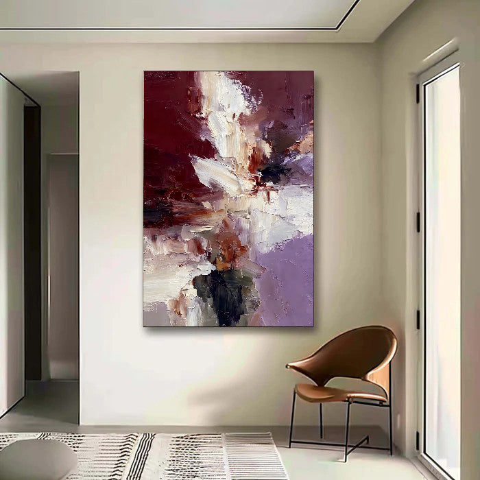 Textured Floral Velvet | Burgundy Bloom