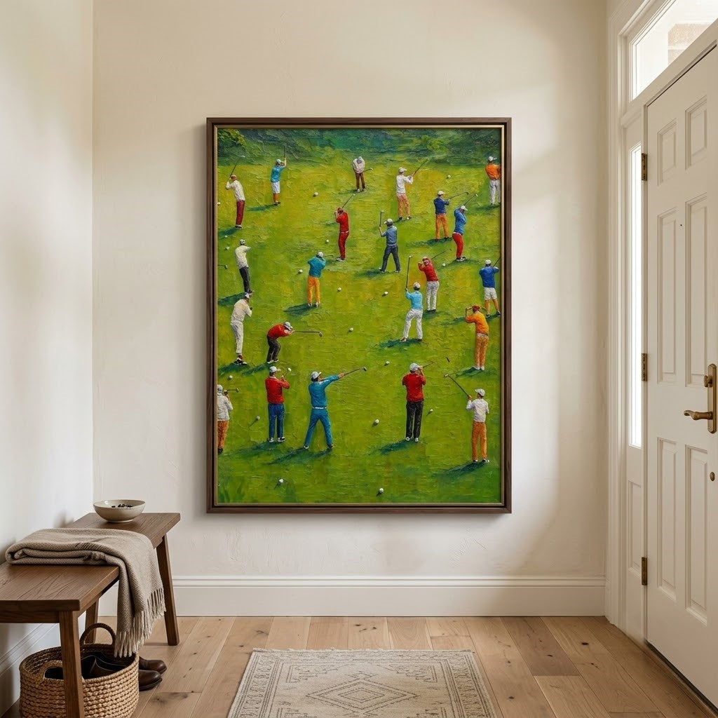 Impressionist Art | Dense Fairway Swings