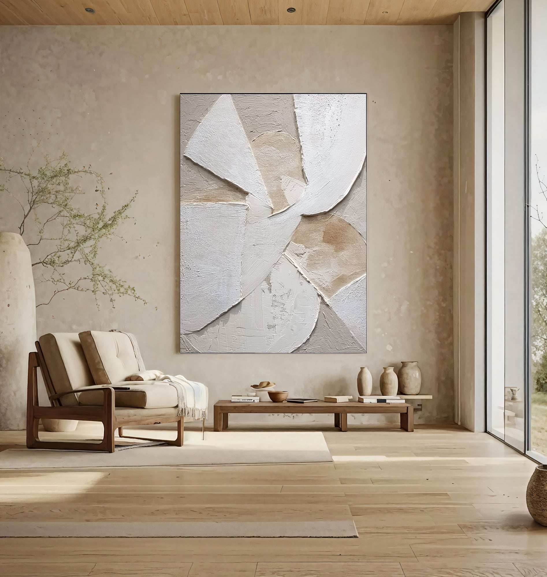 Textured Minimalist Opulence | Neutral Shape