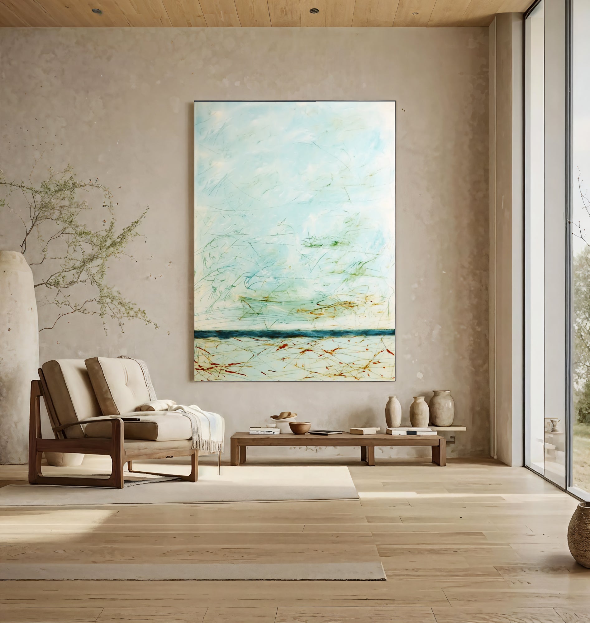 Textured Airy Landscape | Soft Hues