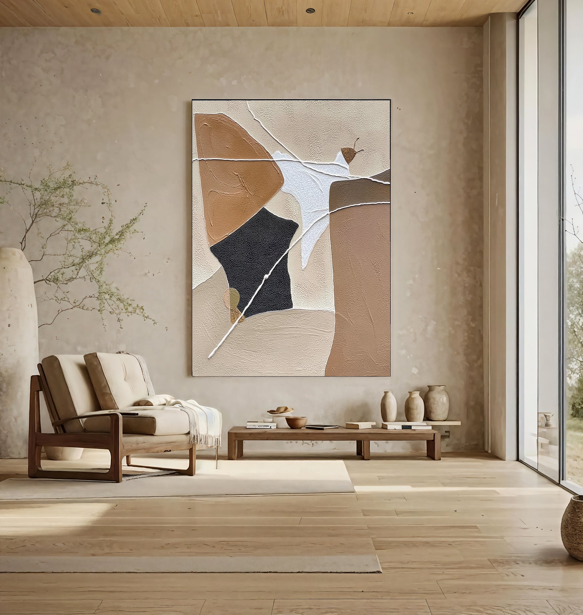 Textured Abstract Nuance | Neutral Fusion