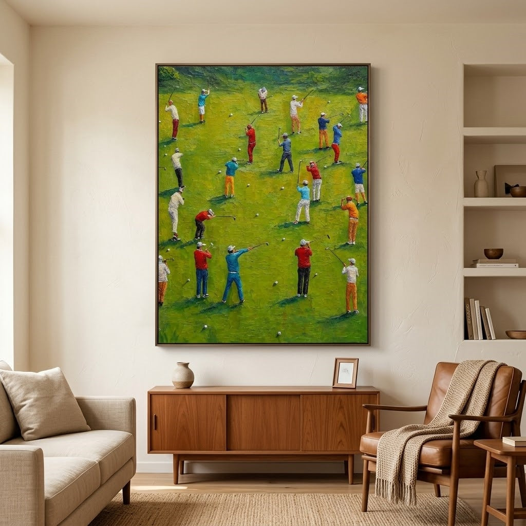 Impressionist Art | Dense Fairway Swings