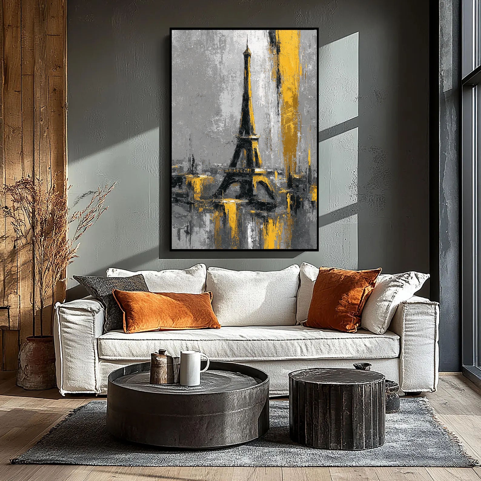 Paris Tower Abstract Art | Glamorous Depth