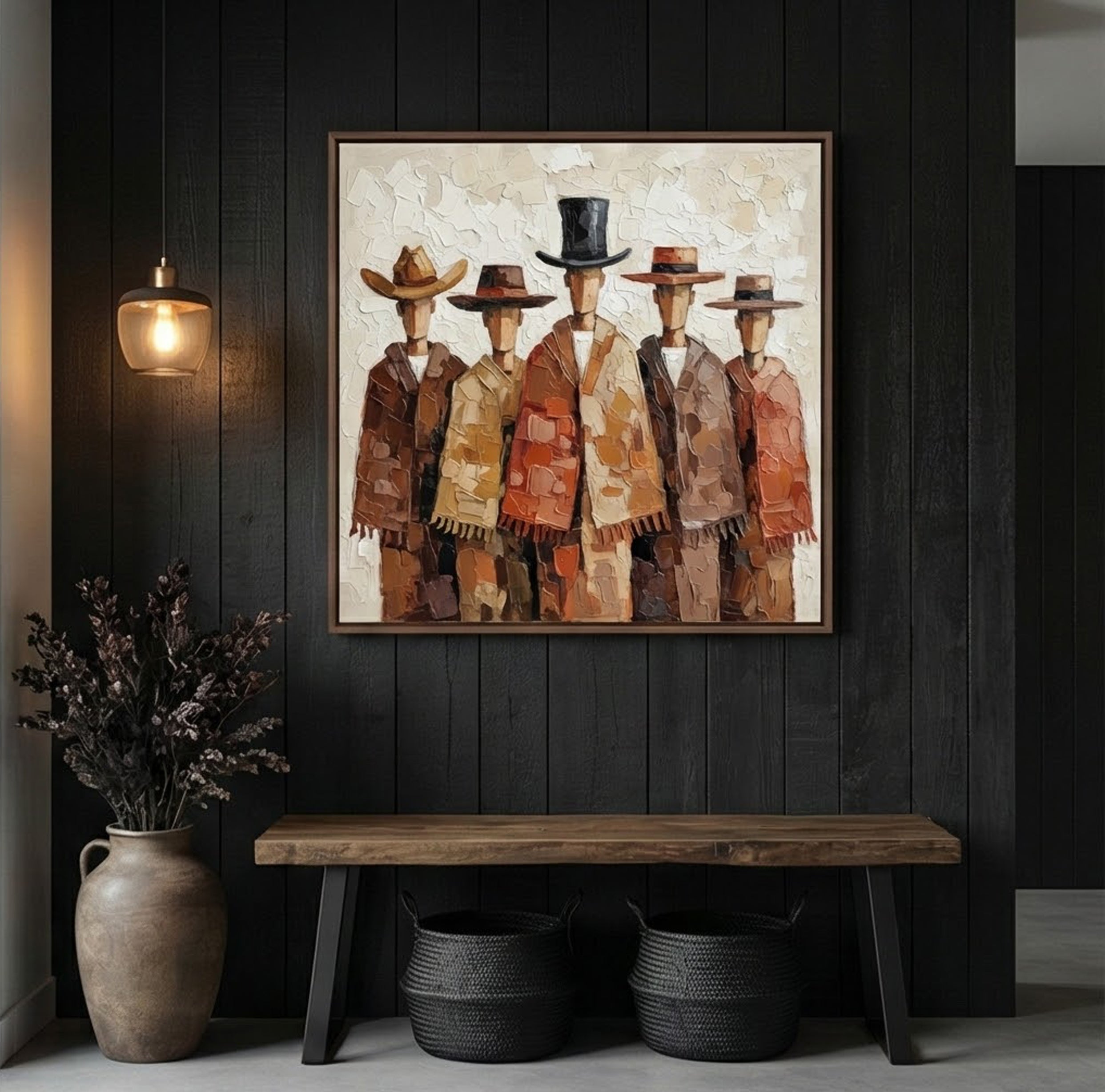 Textured Rustic Quintet | Hat Ensemble