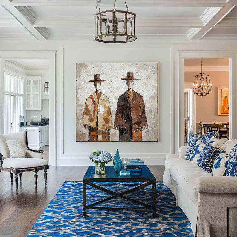 Textured Cloaked Duet | Earth Hues