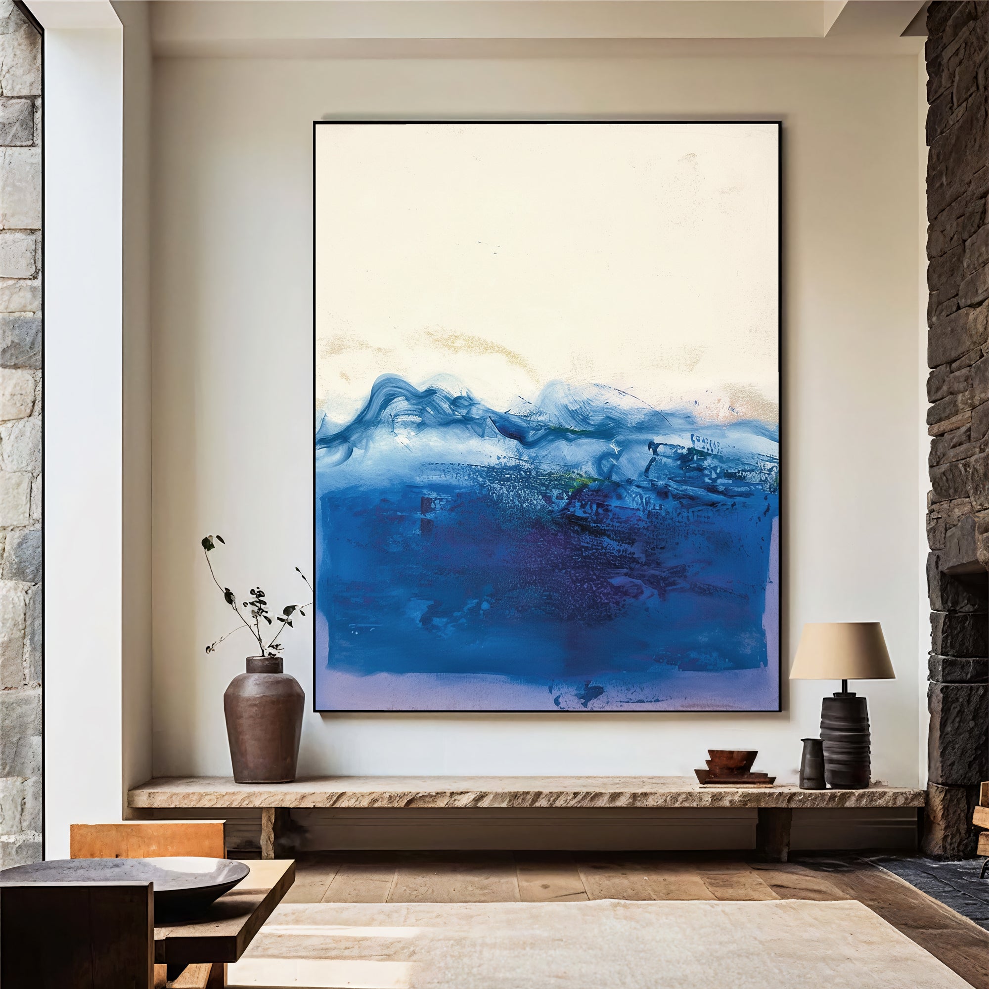 Textured Blue Majesty | Ocean Tones