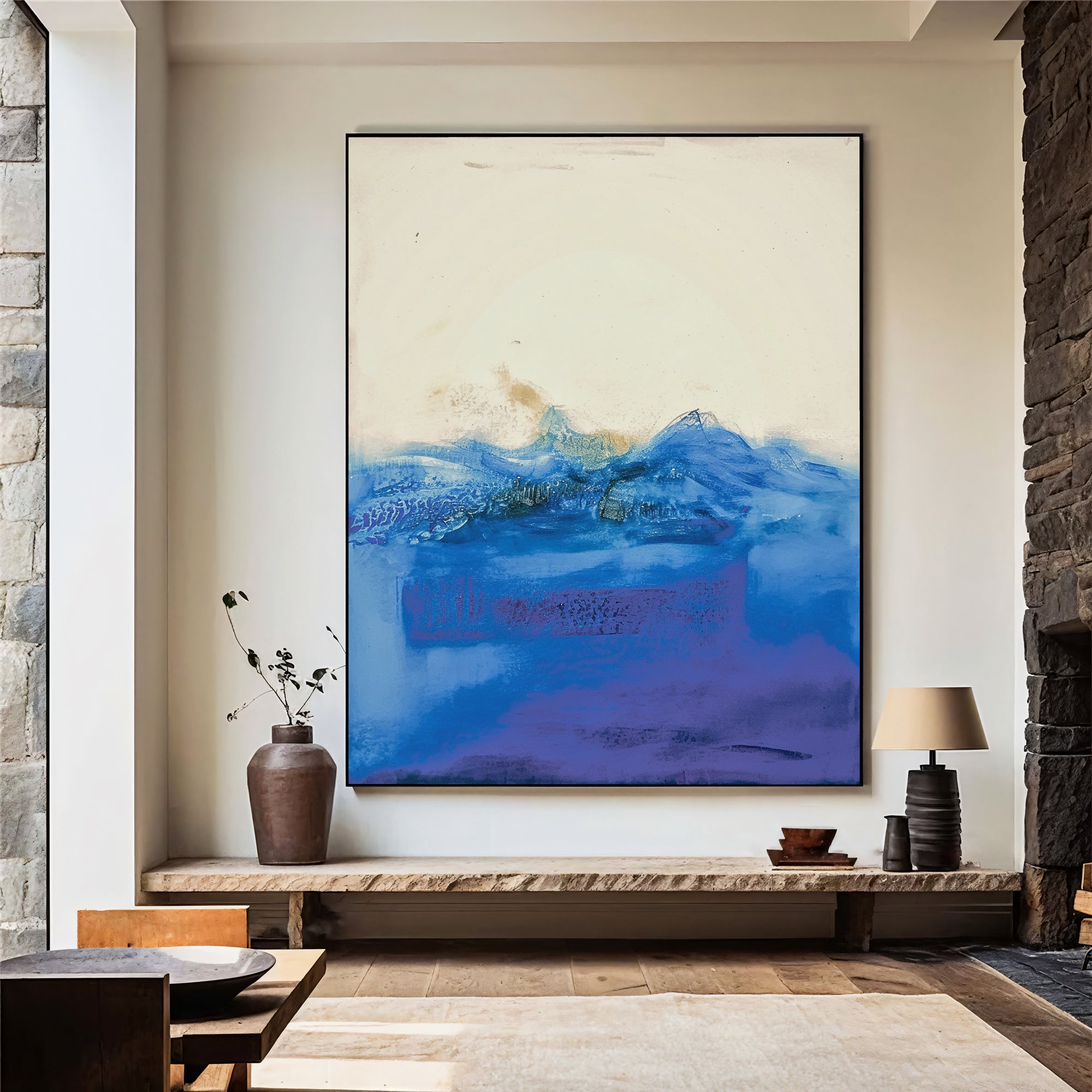 Textured Blue Serenity | Sea Tones