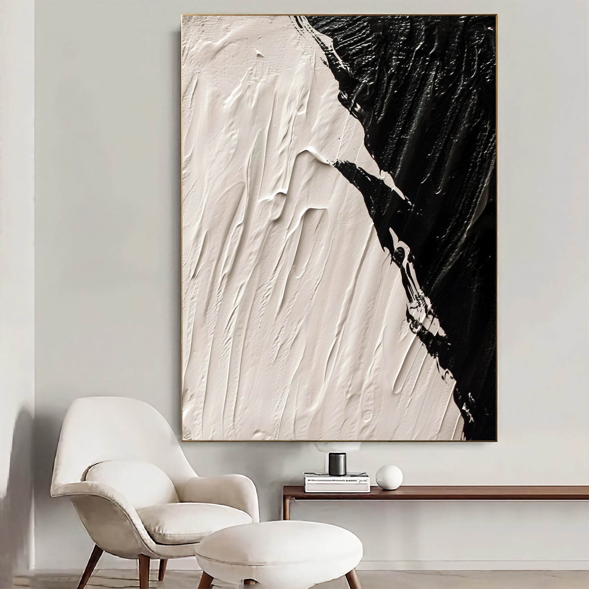 Textured Monochrome Drama | Black White