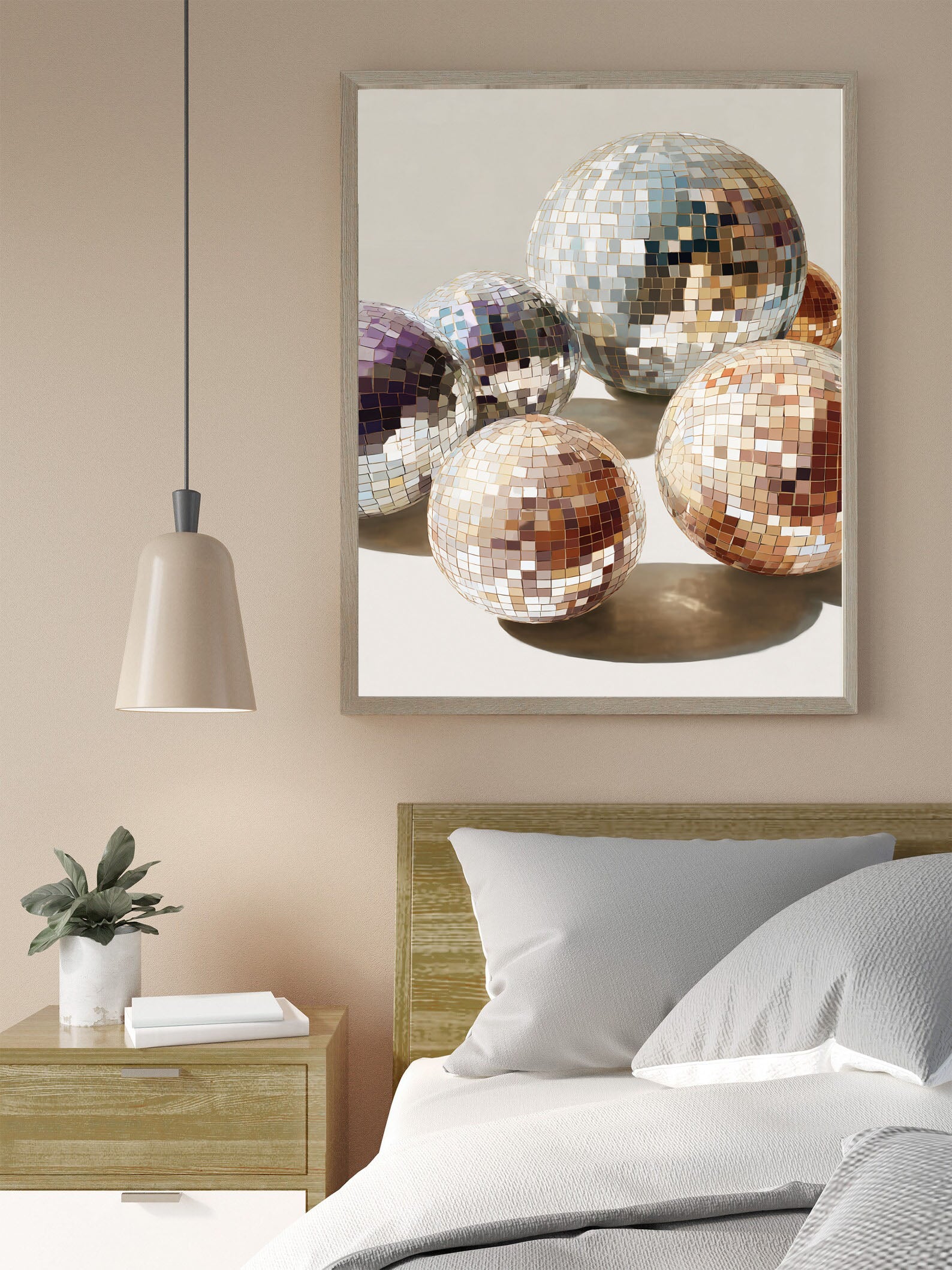 Disco Balls Abstract Art | Retro Glamour
