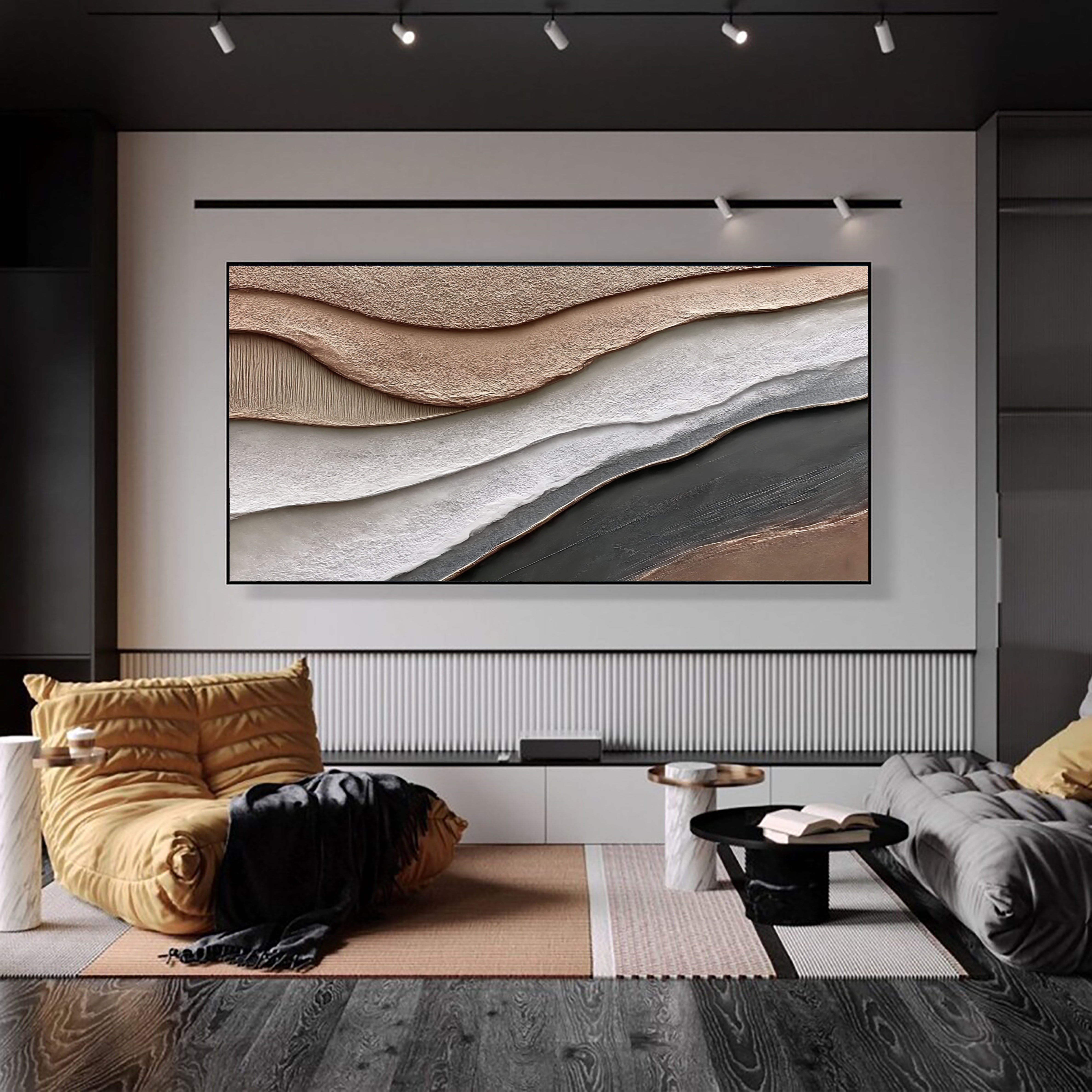 Textured Layered Terrain | Neutral Hues