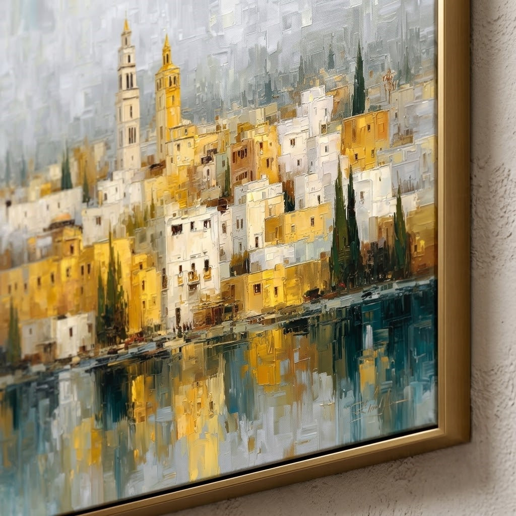 Neutrale geometrische Kunst | Strukturierte Eleganz
