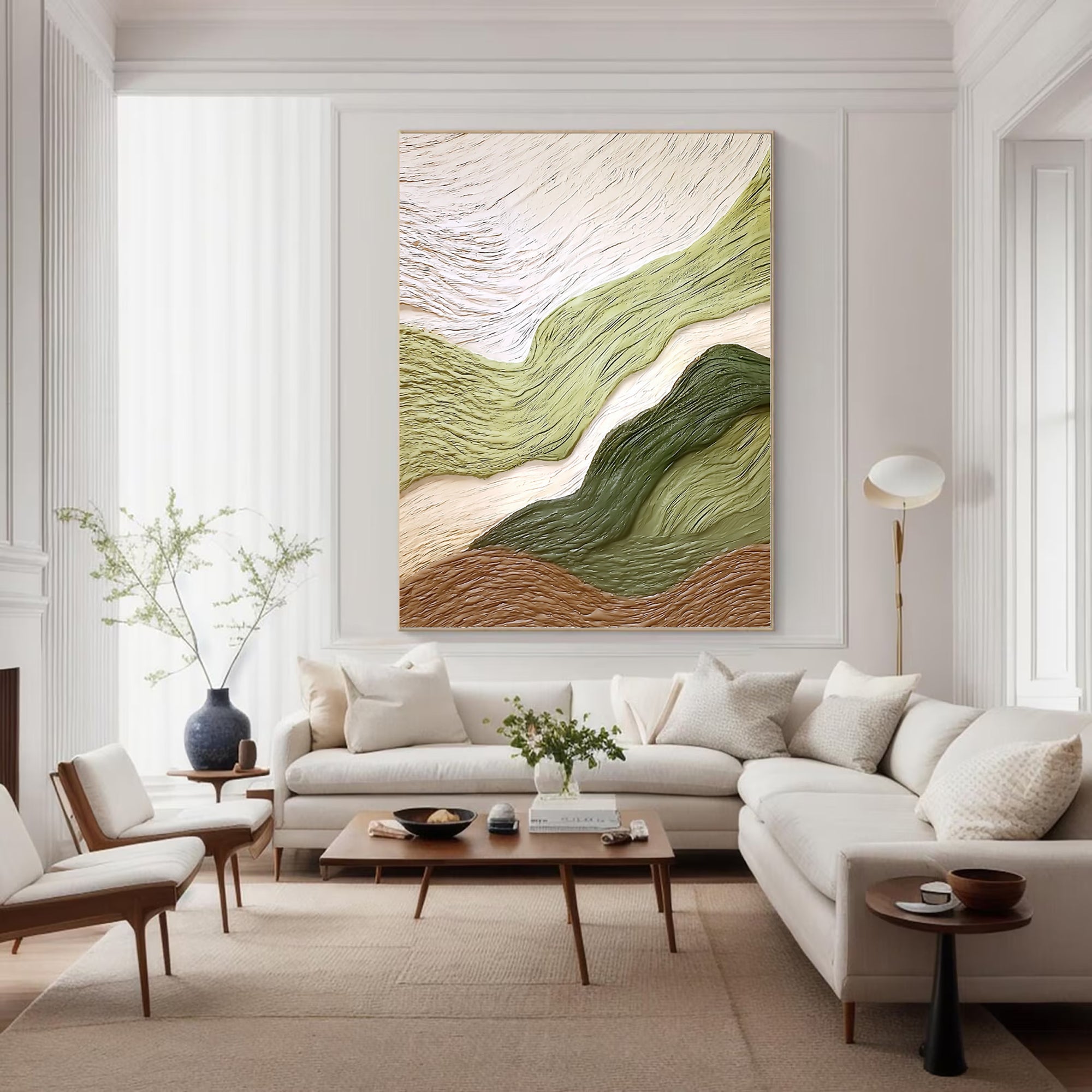 Textured Hillscape Opulence | Green Valleys