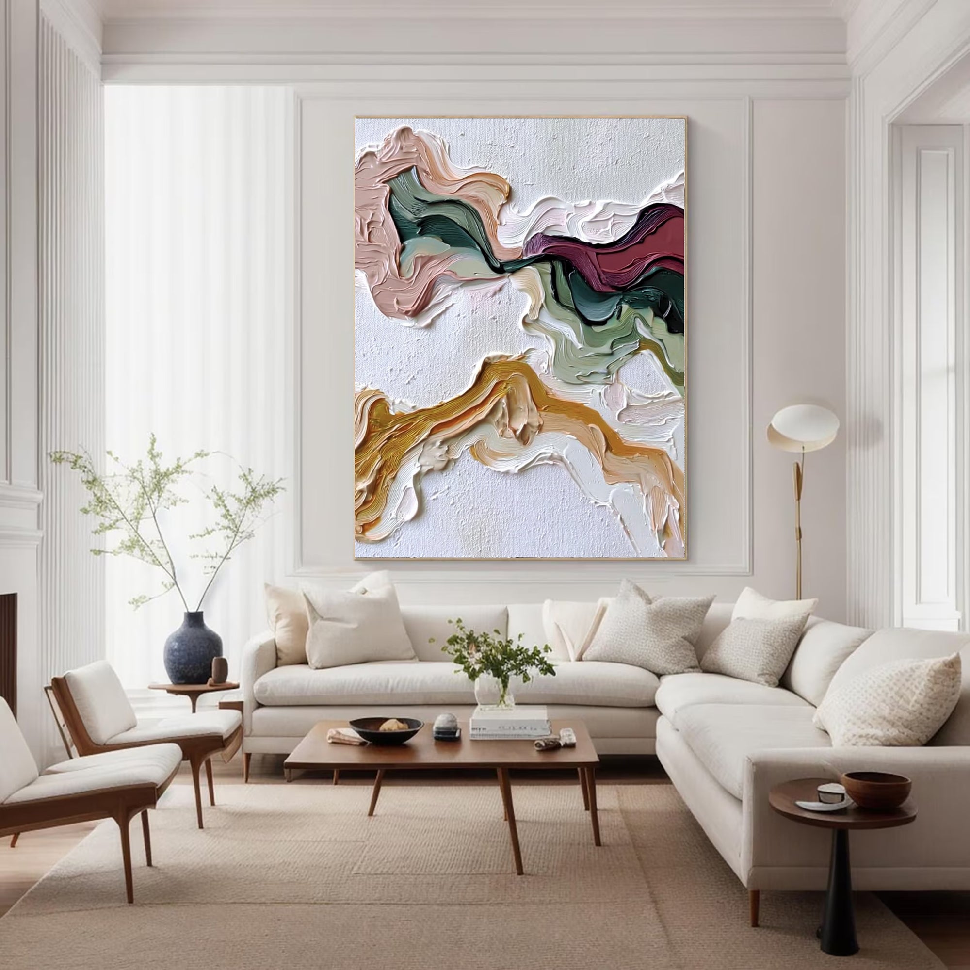 Textured Hue Opulence | Rich Swirls