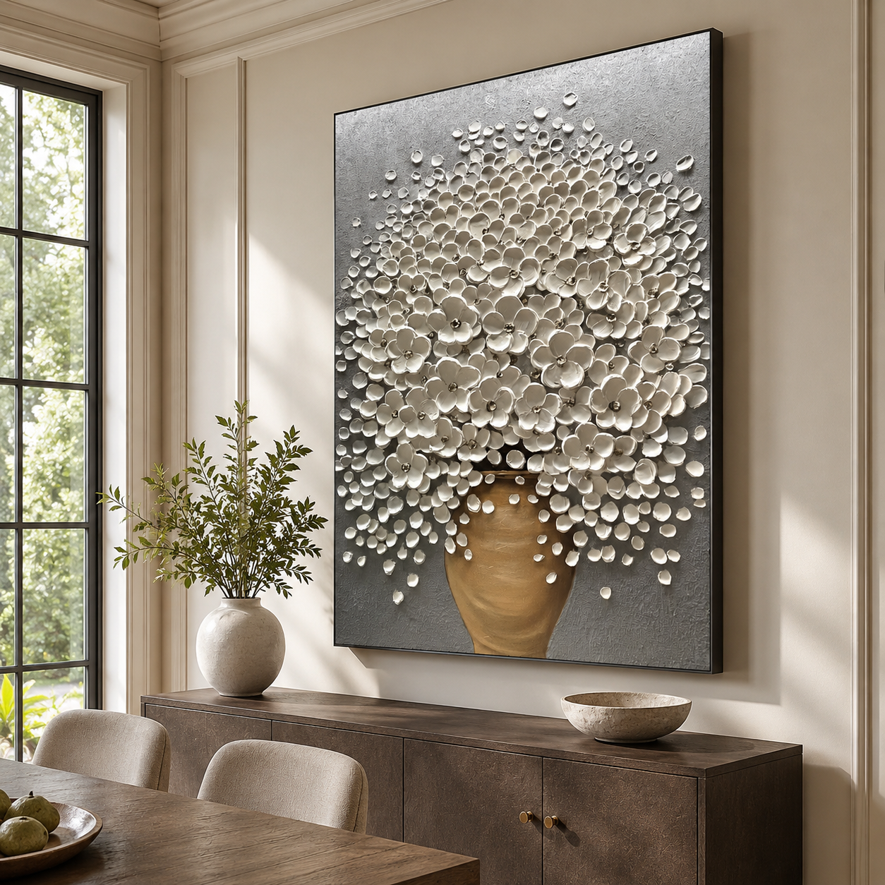 Textured Floral Opulence | Polished Elegance
