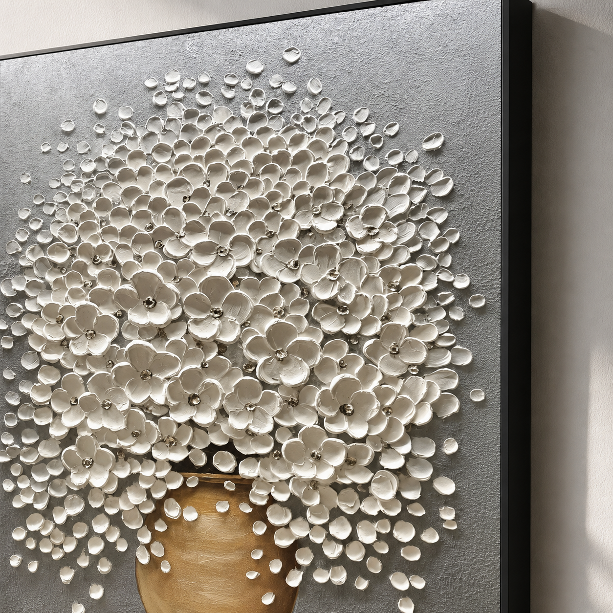 Textured Floral Opulence | Polished Elegance