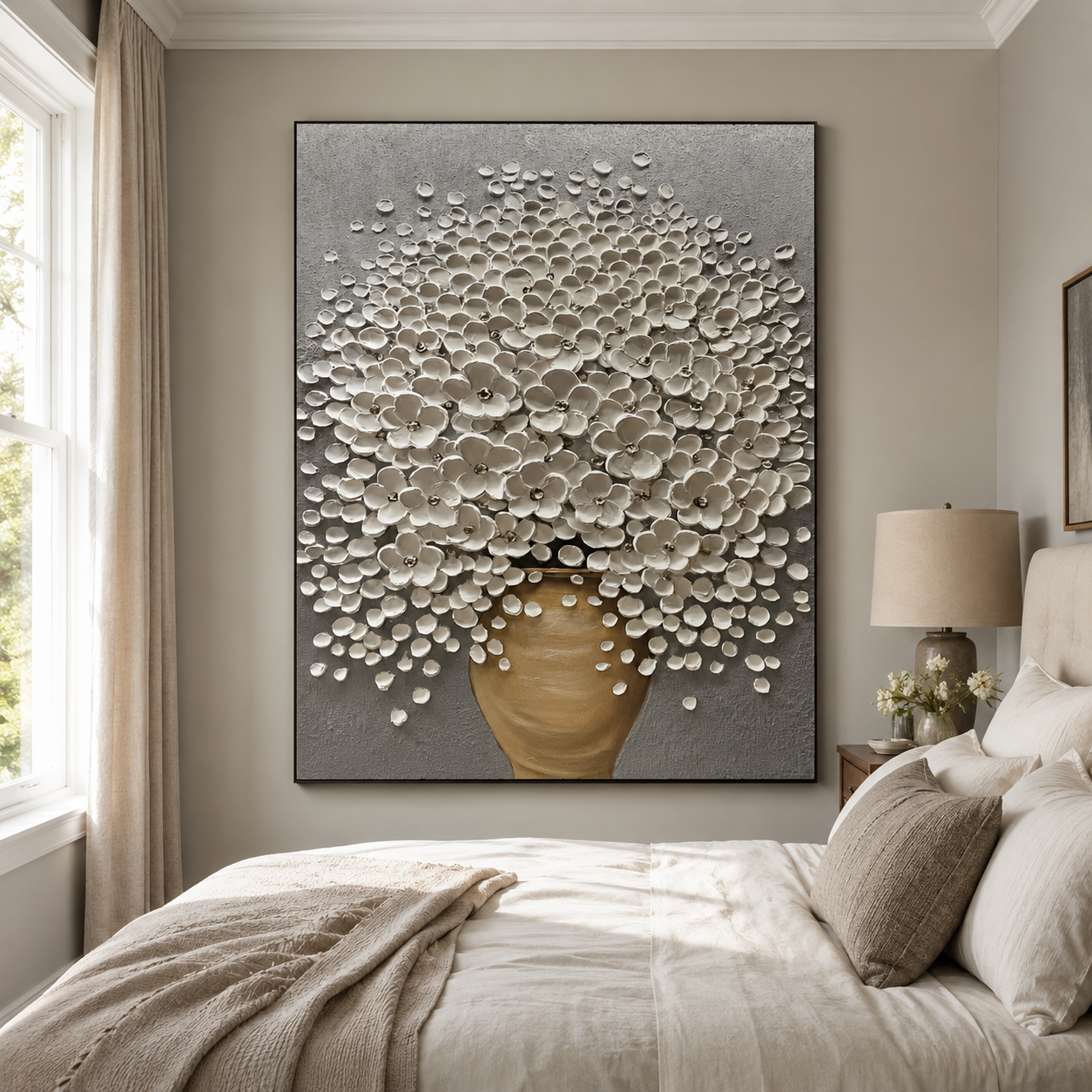 Textured Floral Opulence | Polished Elegance